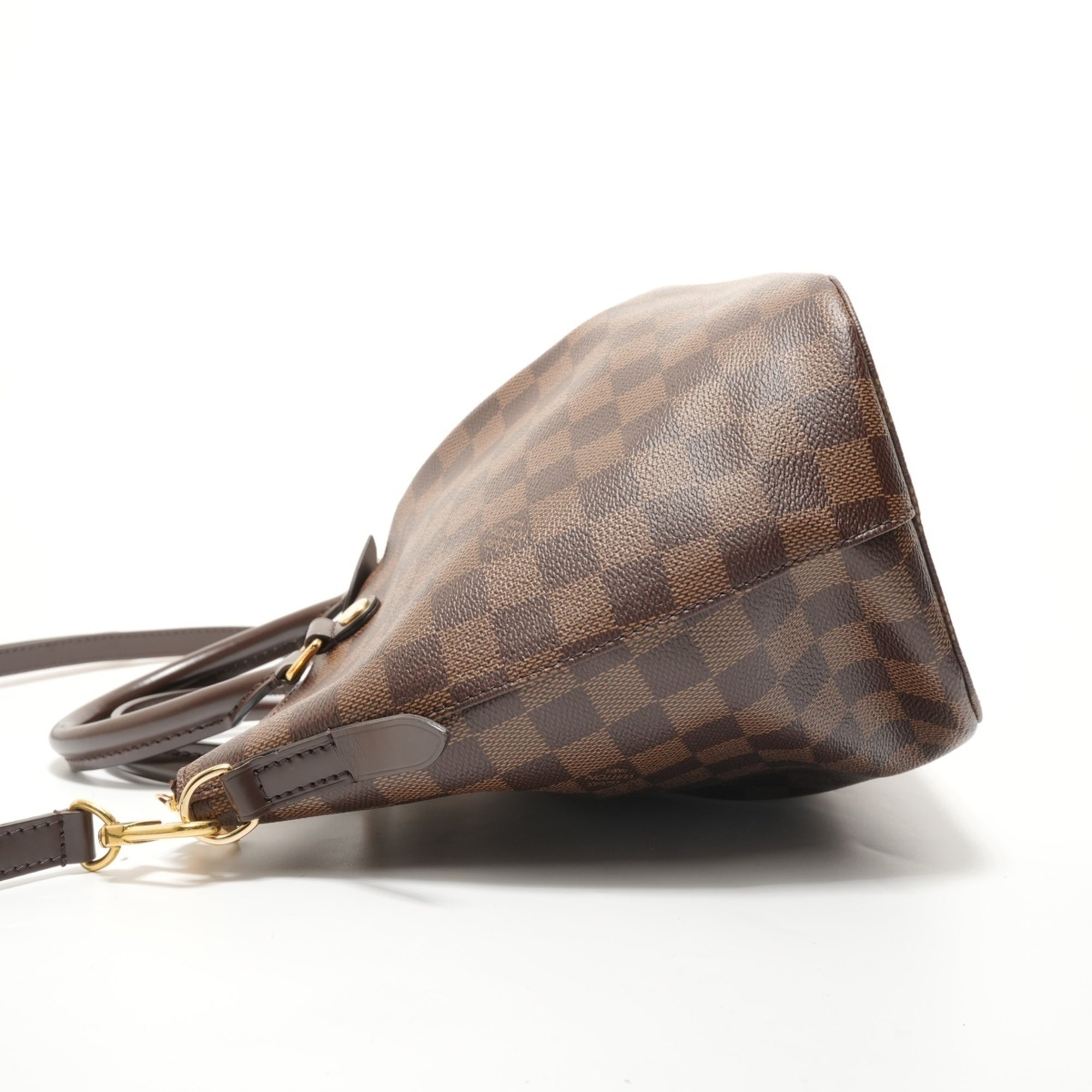 Louis Vuitton Brown Damier Canvas Ebene Handbag (Pre-Owned)