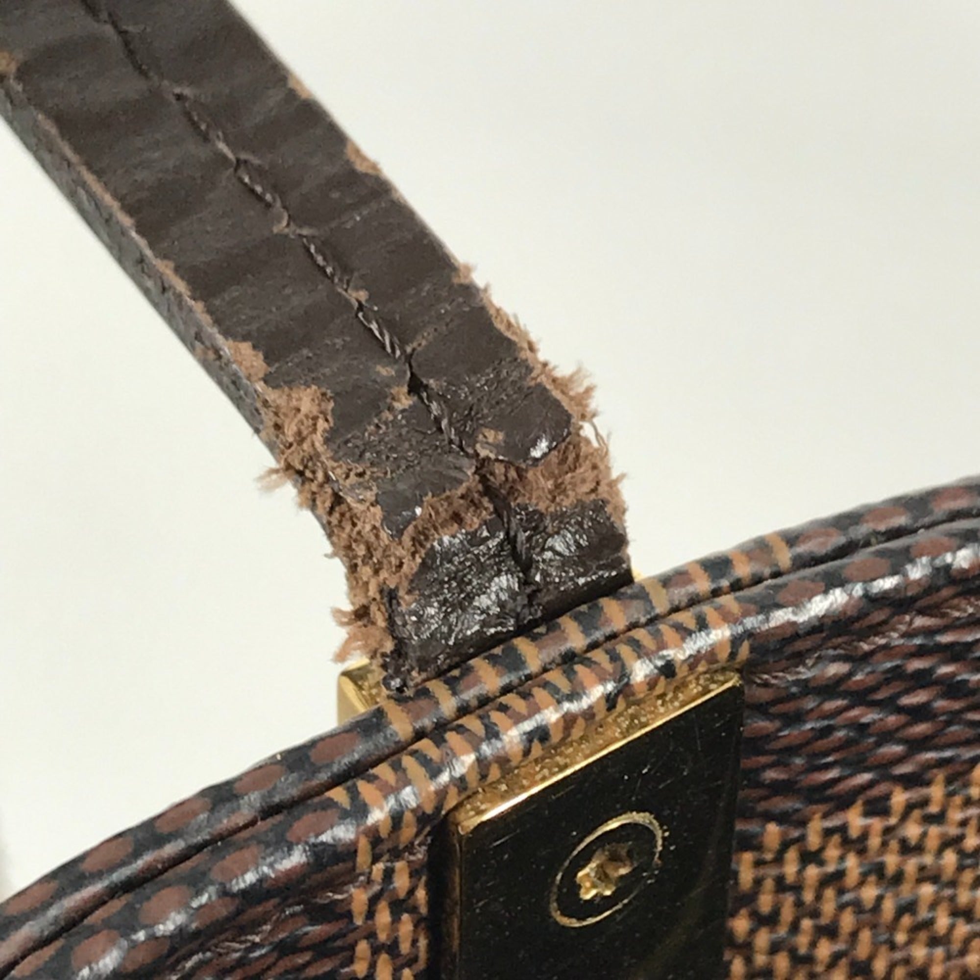 Louis Vuitton Damier Brown Ebene Damier Canvas Shoulder Bag Tote Bag (Pre-Owned)
