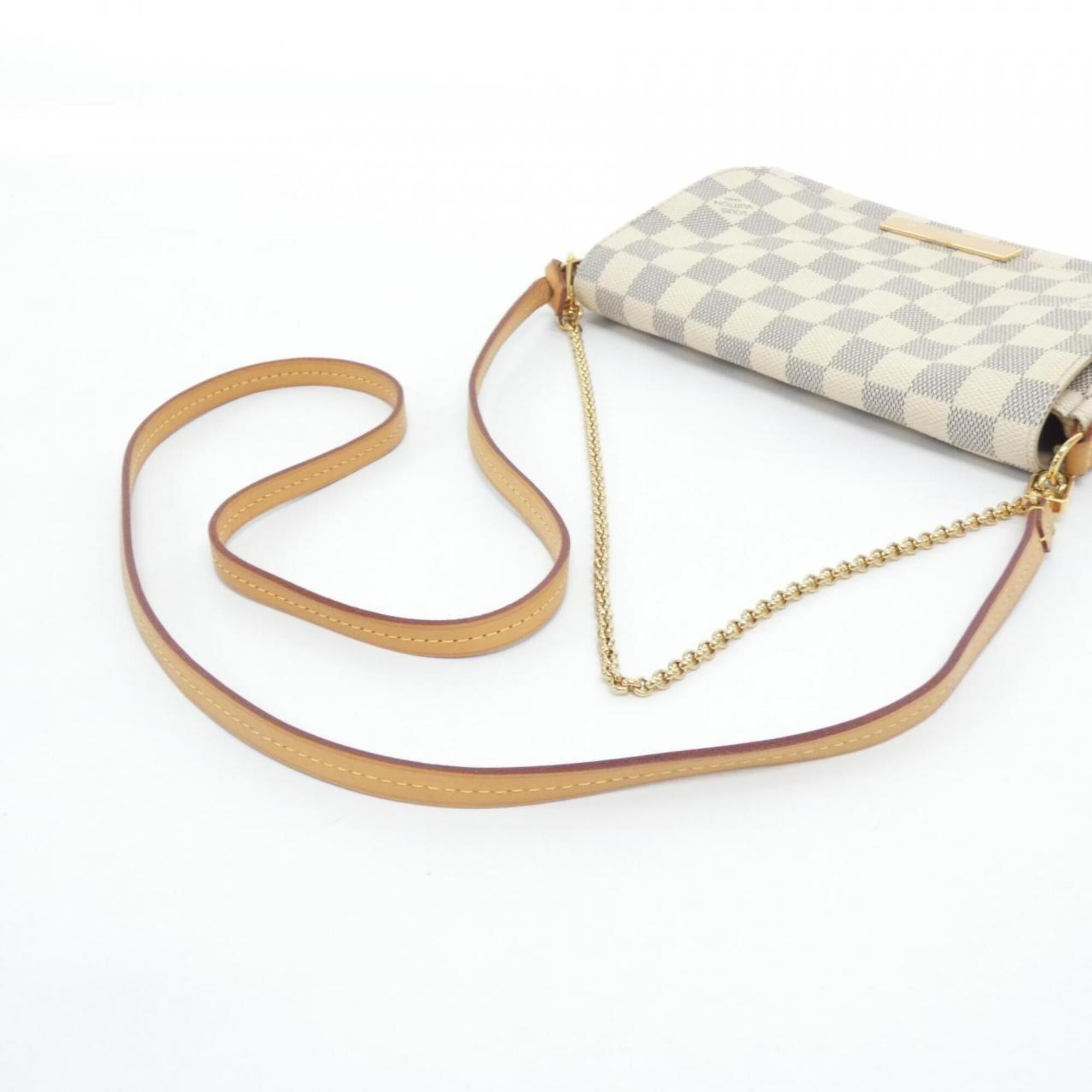 Louis Vuitton Azur Coated Canvas Shoulder Bag (Pre-Owned)
