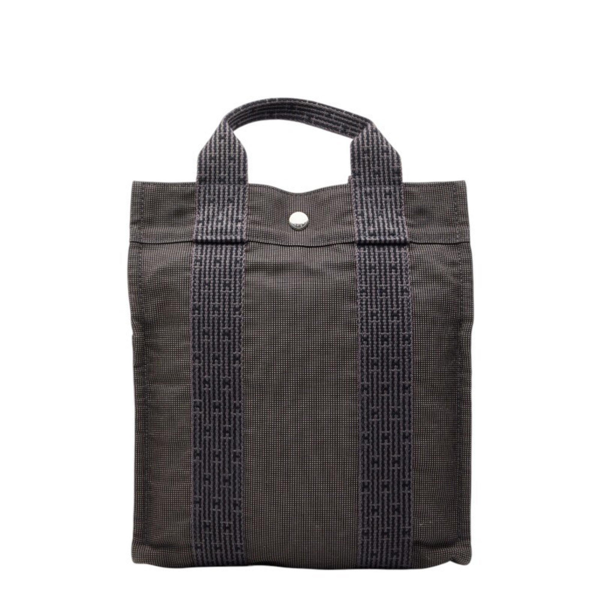 Hermes Black Canvas Backpack (Pre-Owned)