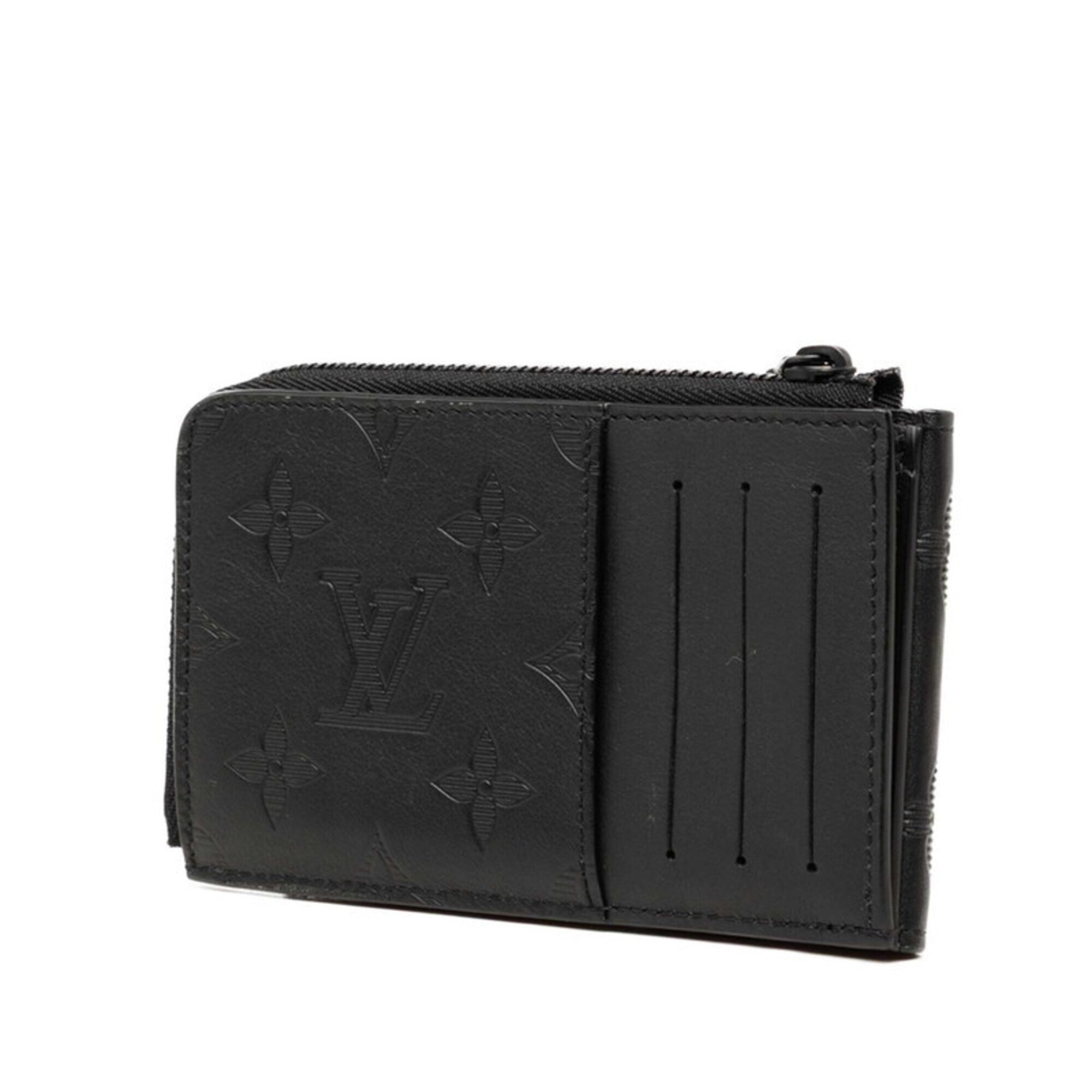 Louis Vuitton Black Noir Leather Wallet (Bi-Fold) (Pre-Owned)