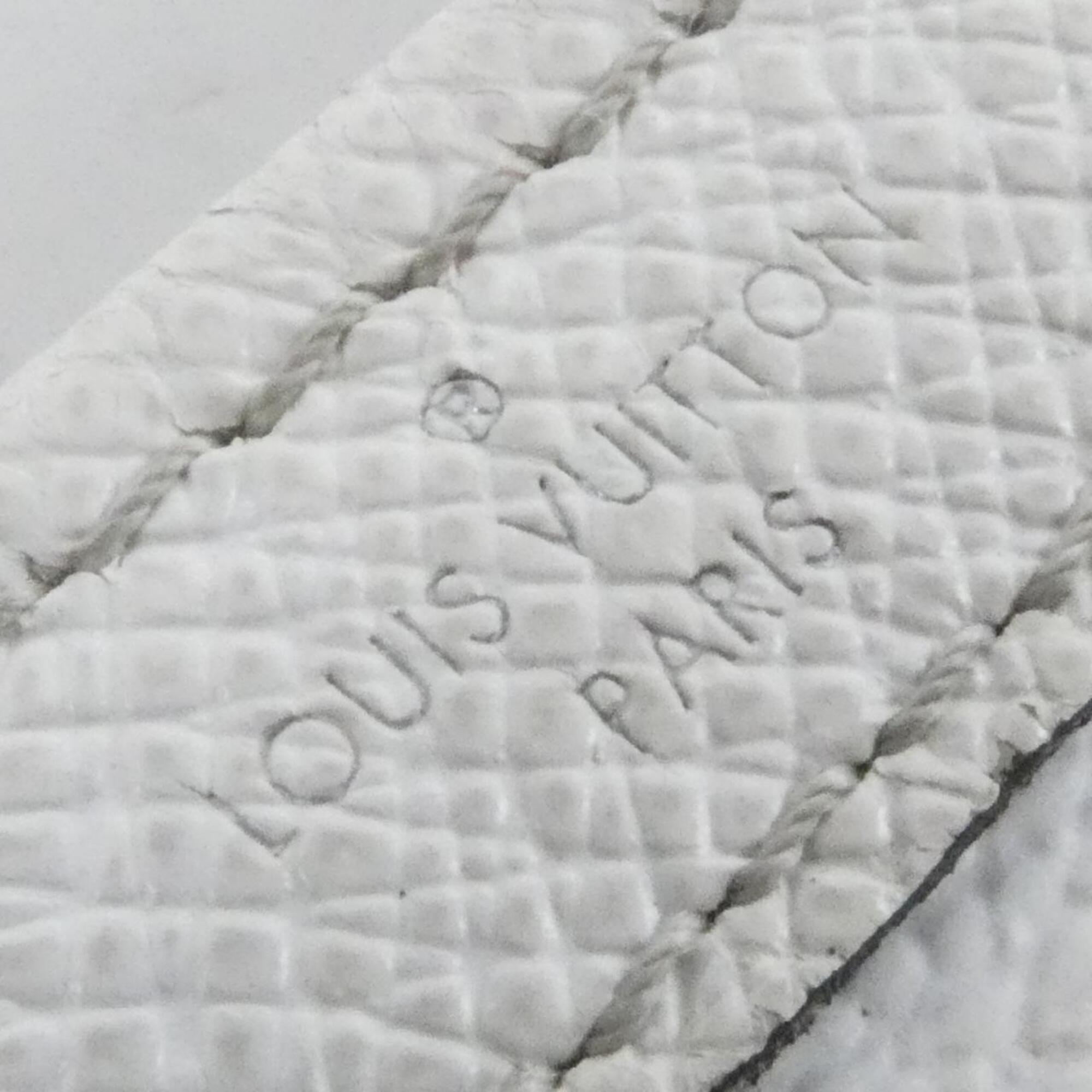 Louis Vuitton Ivory White Coated Canvas Leather Shoulder Bag (Pre-Owned)