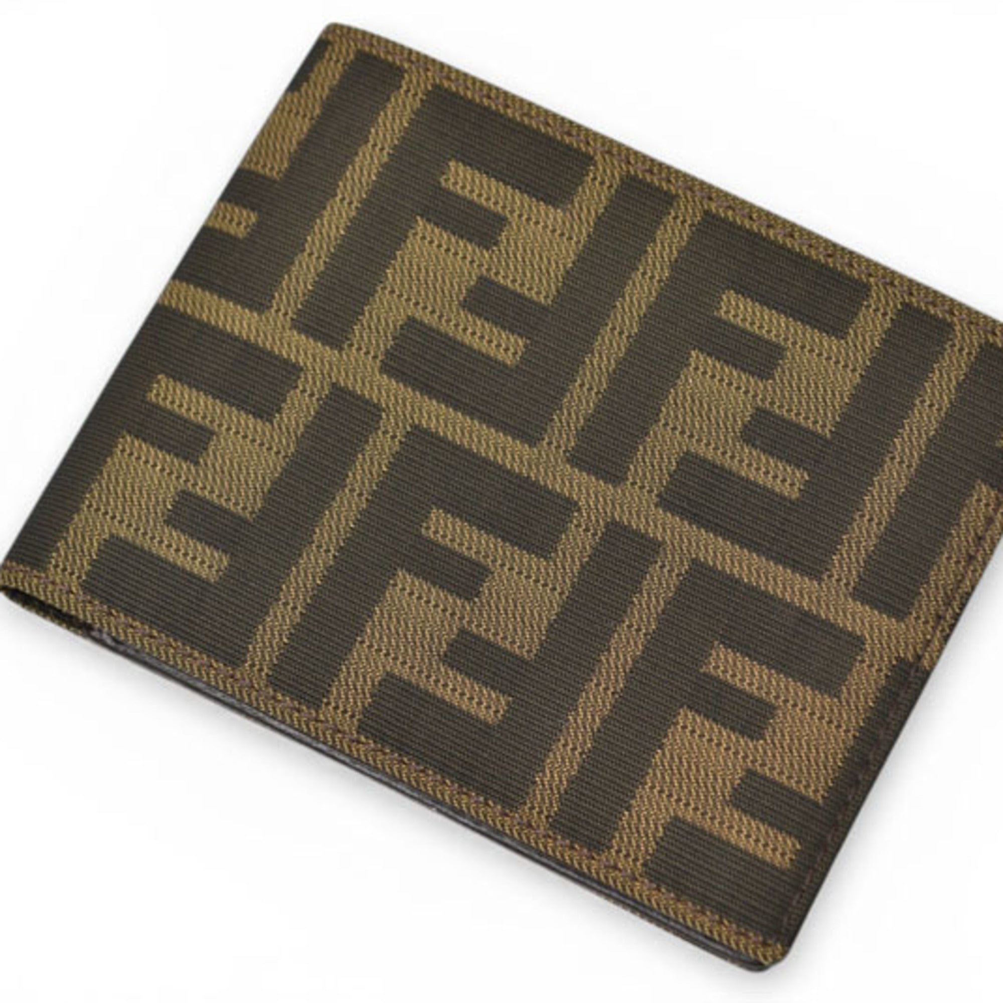 Fendi Brown Canvas Wallet (Bi-Fold) (Pre-Owned)