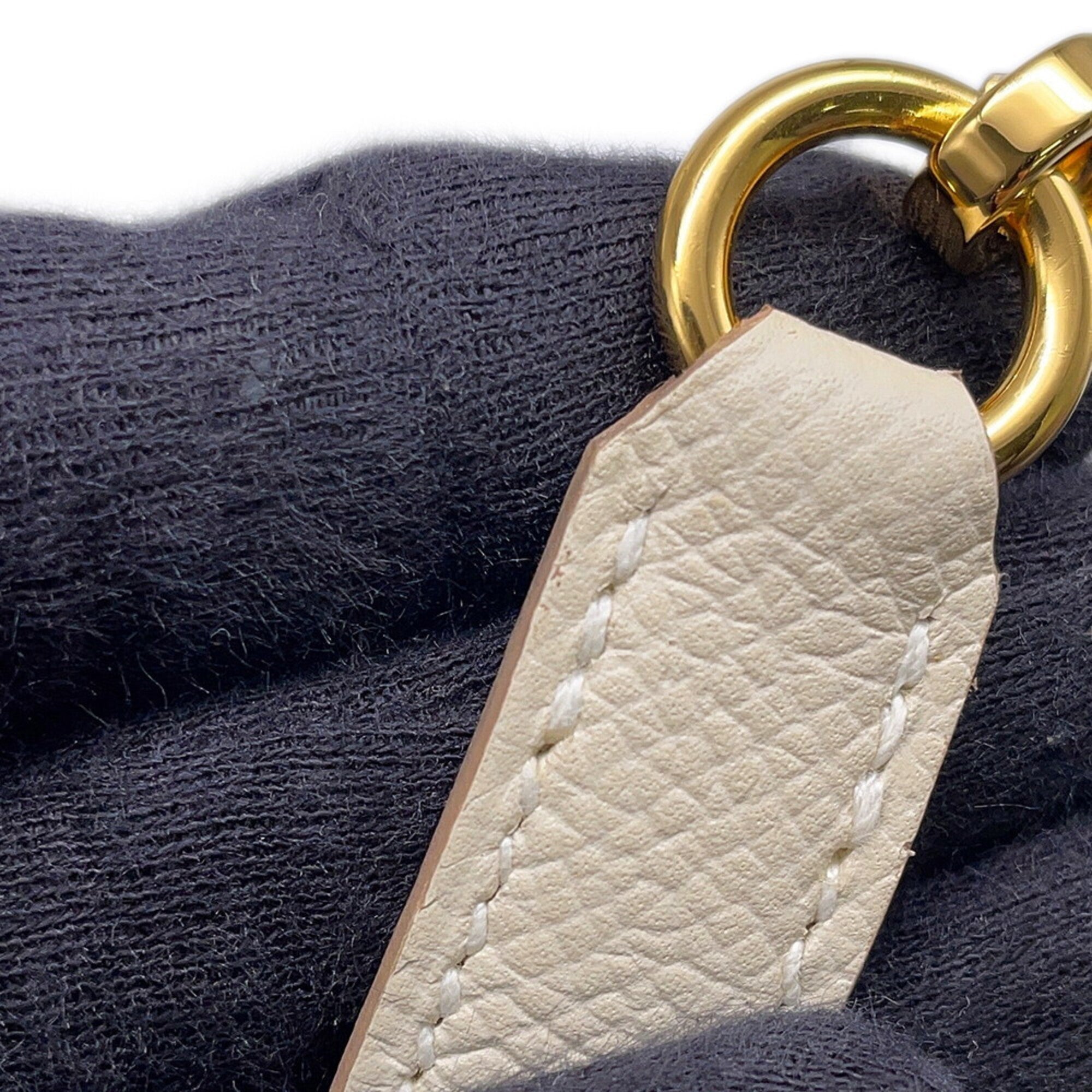 Hermes Beige Ivory Epsom Leather Handbag (Pre-Owned)