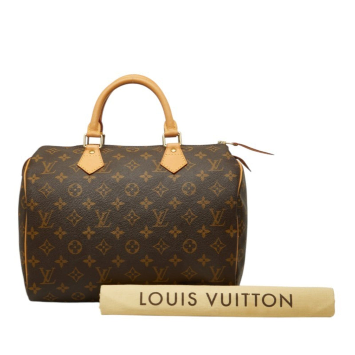 Louis Vuitton Monogram Brown Pvc Leather Boston Bag Handbag (Pre-Owned)