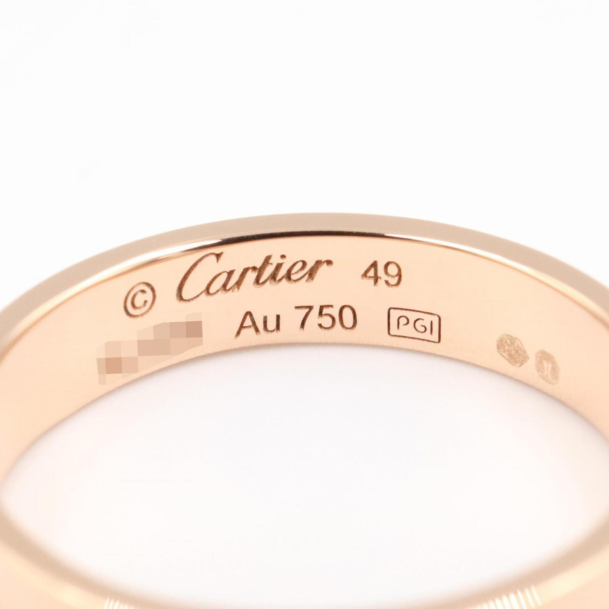 Cartier Pink Gold Pink Gold (18K) Band Ring (Pre-Owned)