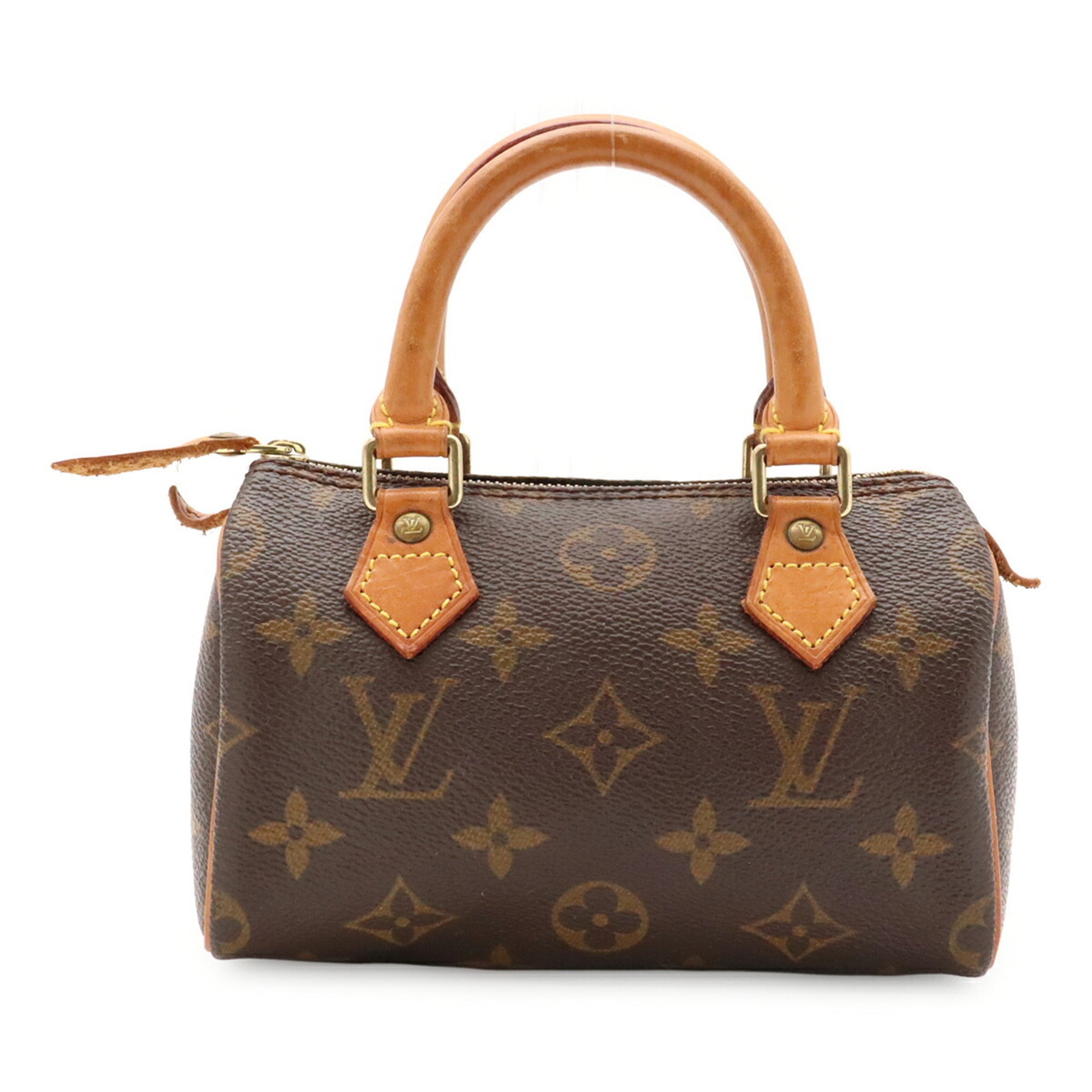 Louis Vuitton Brown Monogram Mini Handbag Pouch (Pre-Owned)