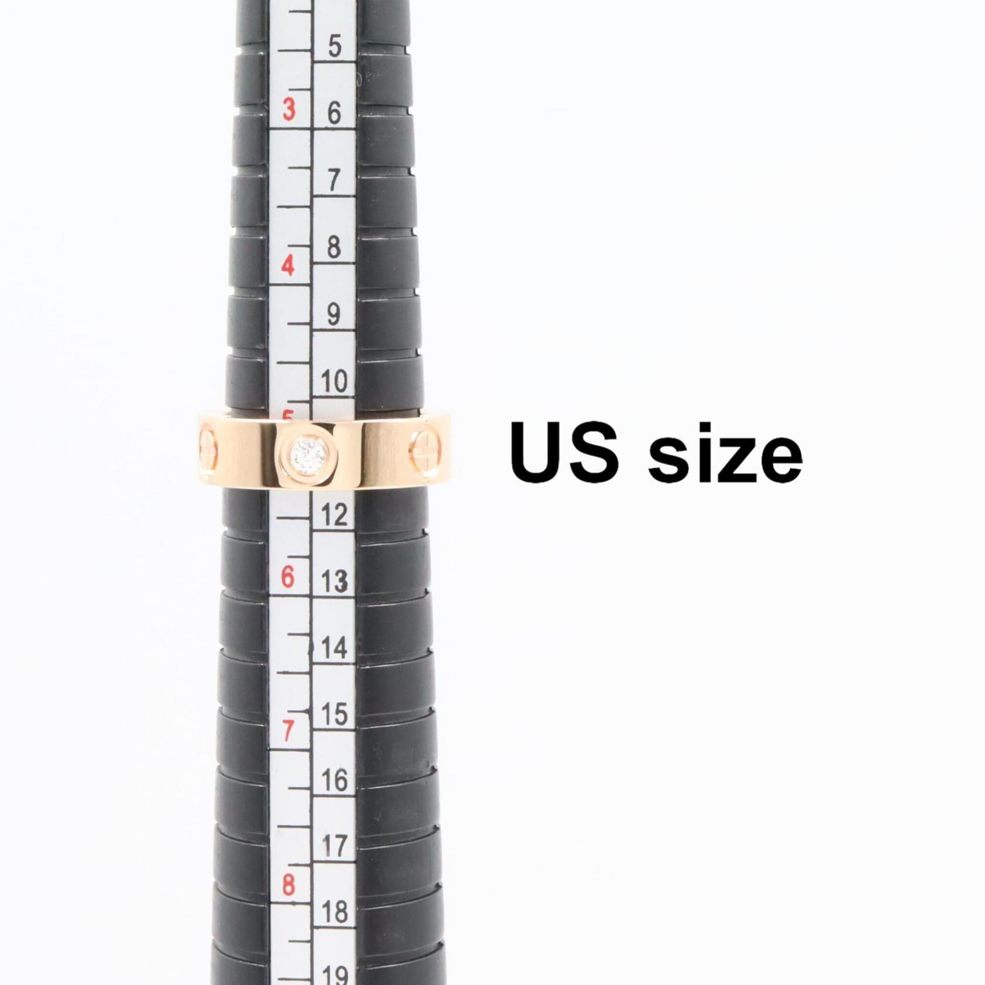 Cartier Gold Clear Pink Gold (18K) Band Ring (Pre-Owned)