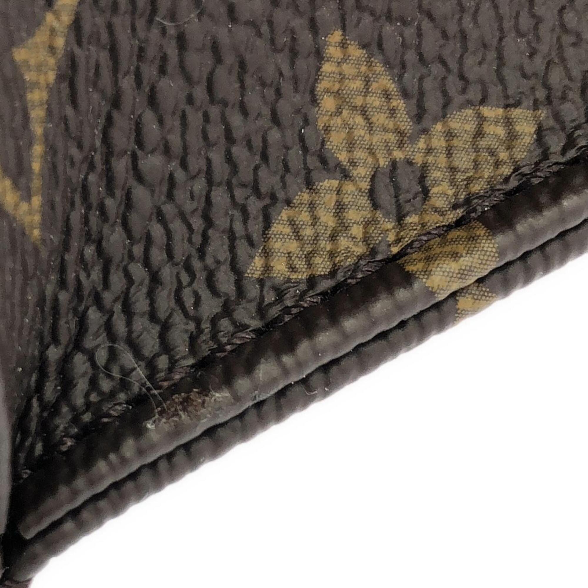 Louis Vuitton Marron Coated Canvas Handbag (Pre-Owned)