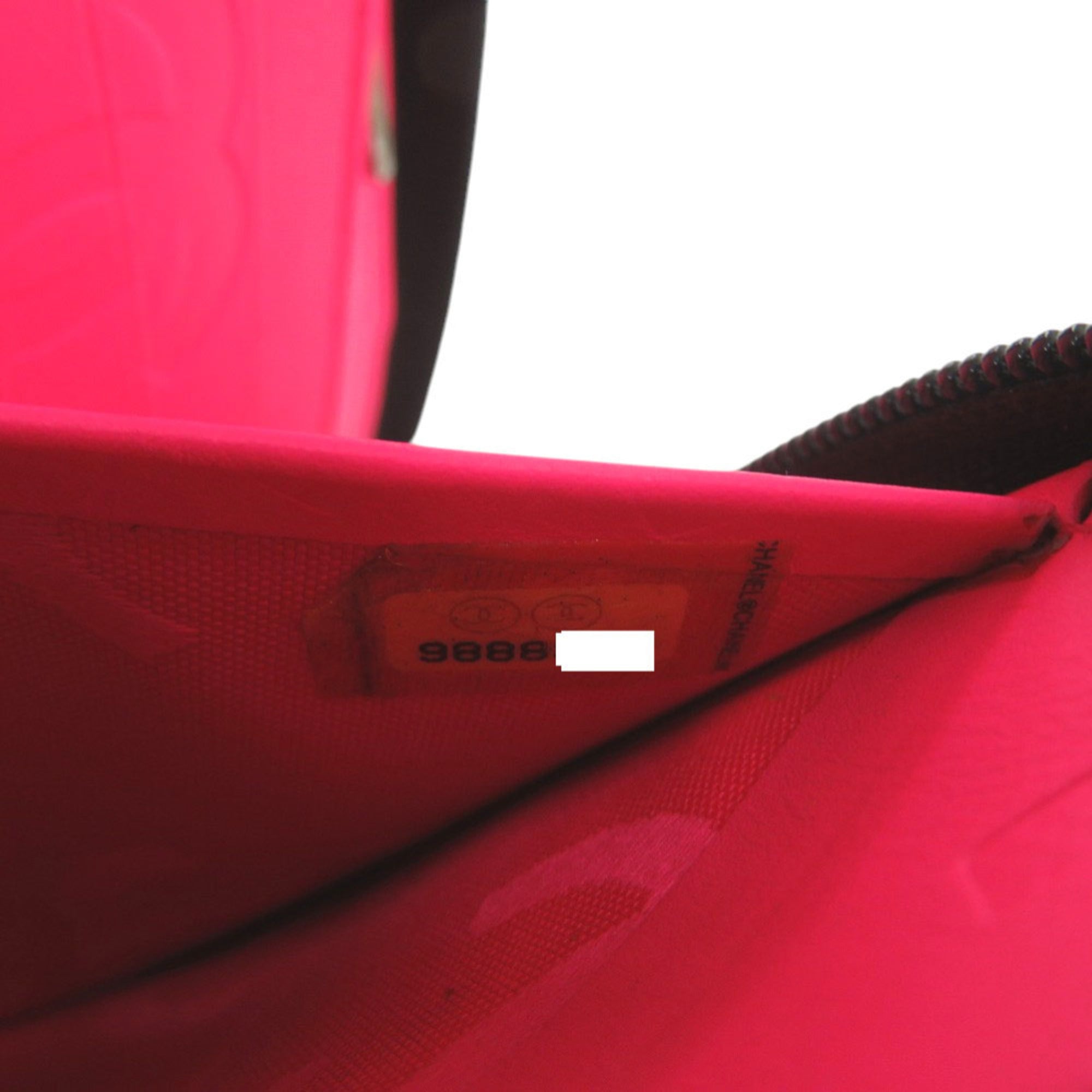 Chanel Black Pink Cambon Ligne Wallet (Bi-Fold) (Pre-Owned)