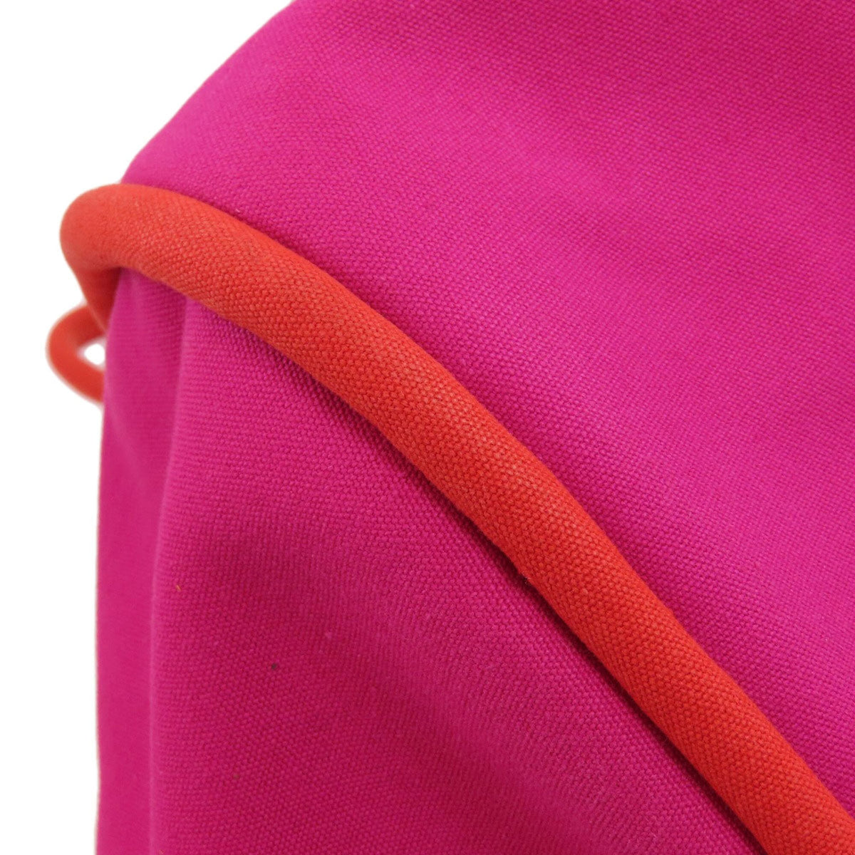 Hermes Pink Canvas Tote Bag (Pre-Owned)