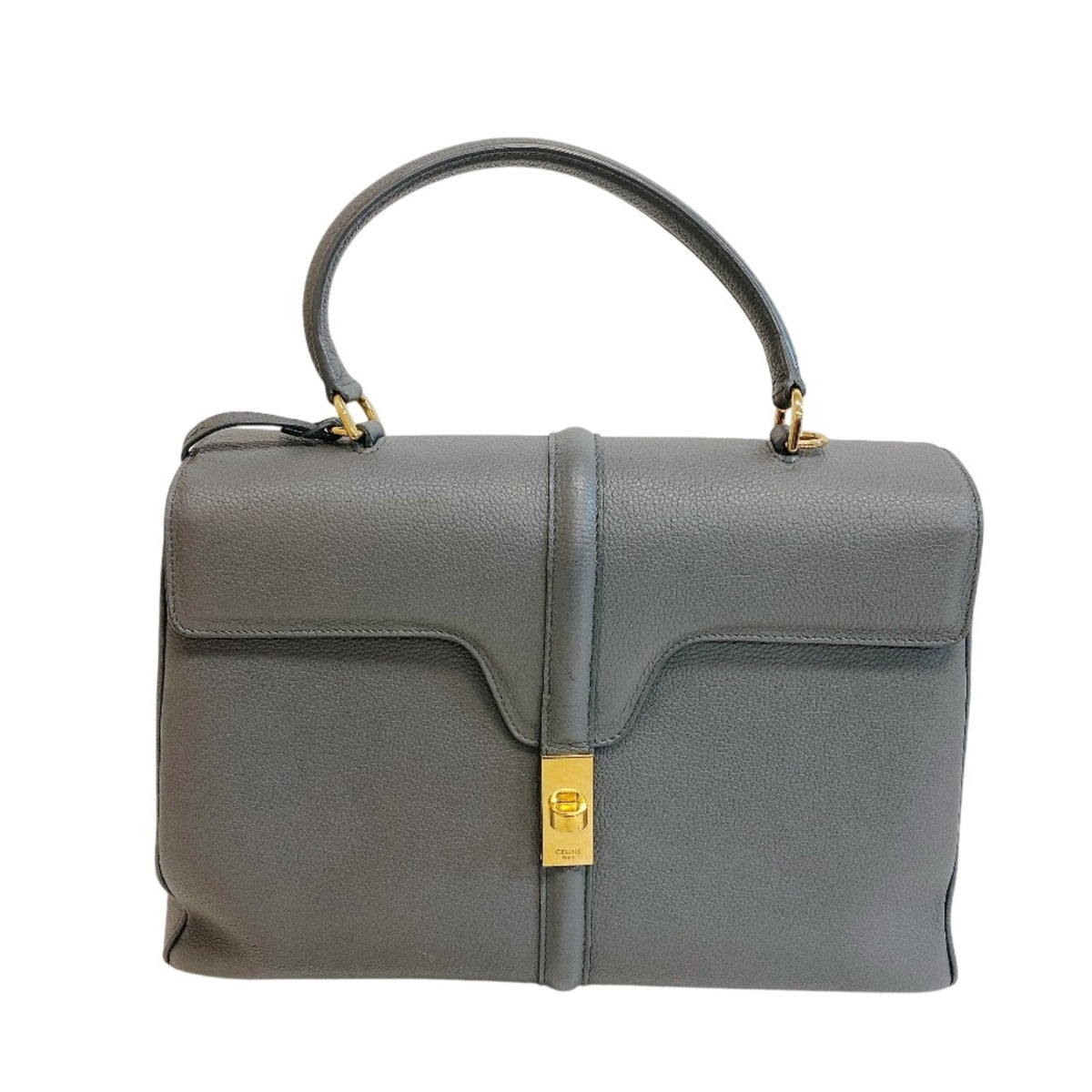 Celine Gray Leather Handbag (Pre-Owned)