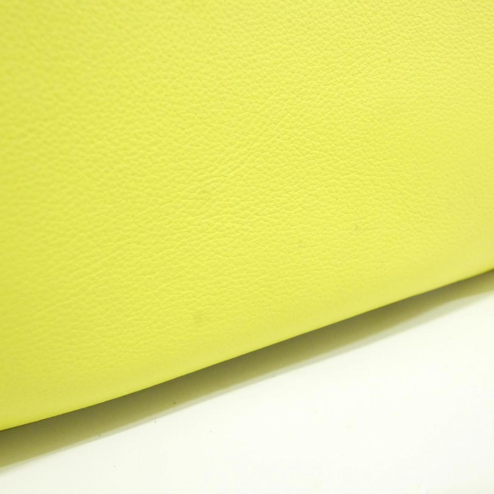 Hermes Lime Yellow Swift Leather Shoulder Bag (Pre-Owned)