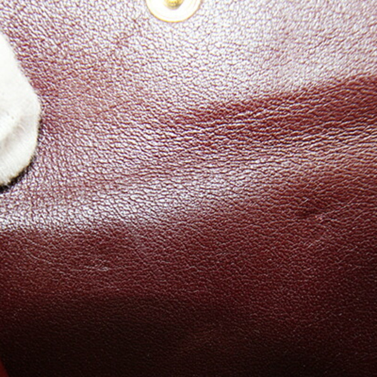 Cartier Must Bordeaux Leather Wallet (Bi-Fold) (Pre-Owned)