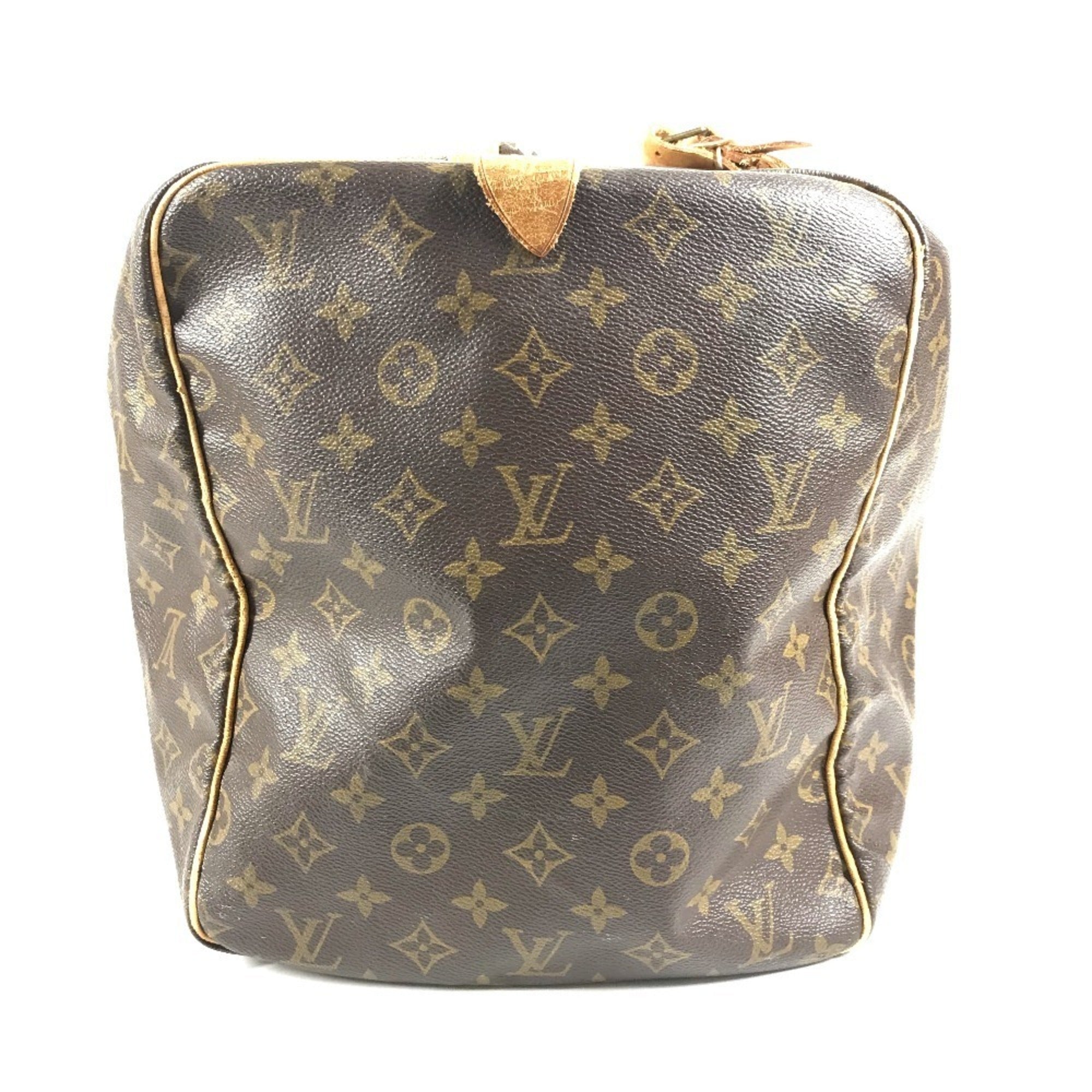 Louis Vuitton Brown Monogram Canvas Boston Bag Handbag (Pre-Owned)