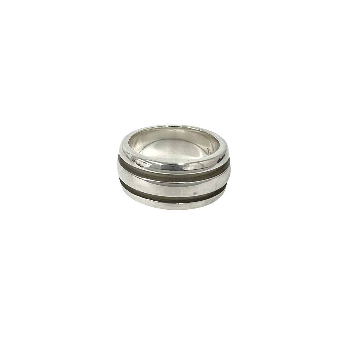 Tiffany Silver Silver 925 Band Ring (Pre-Owned)