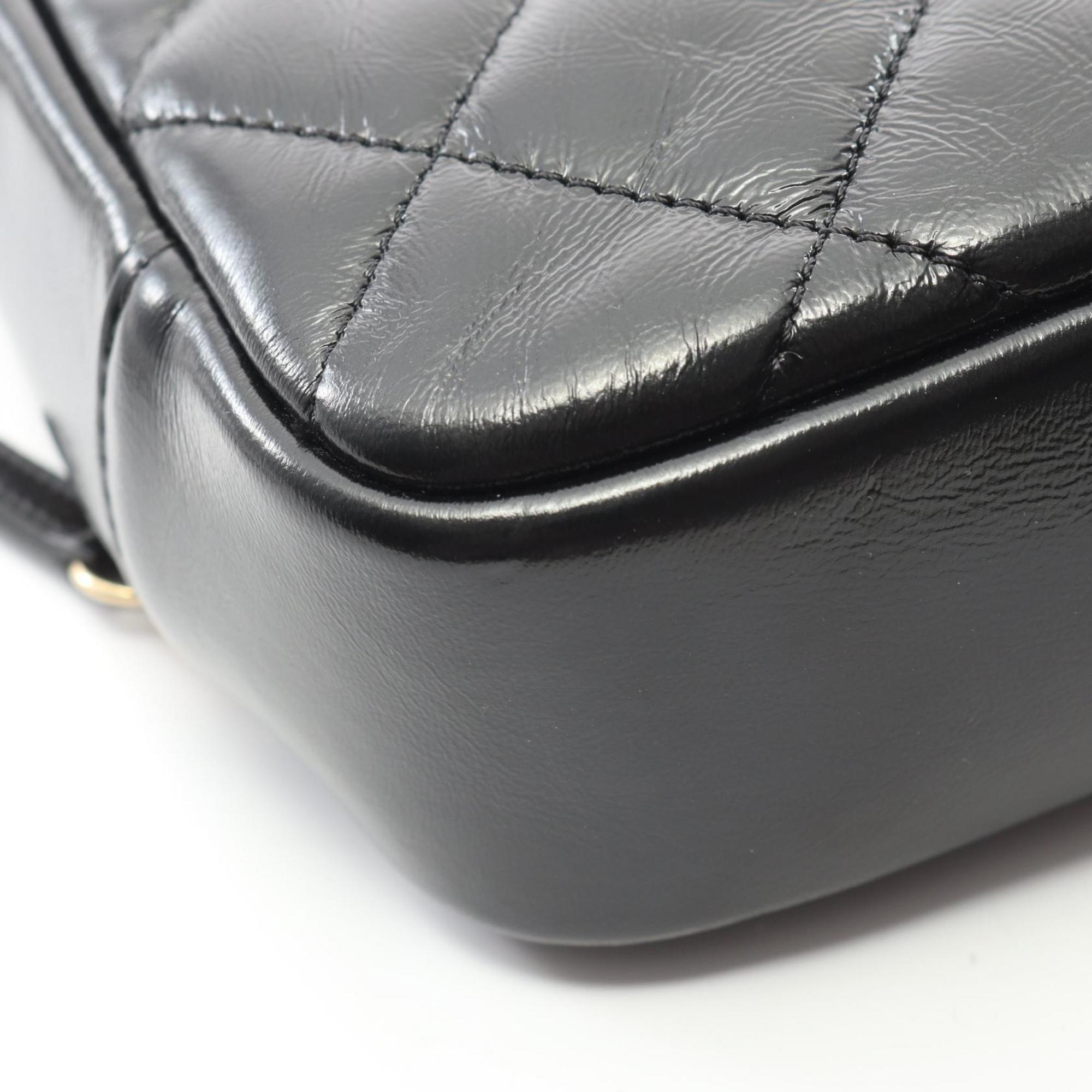 Chanel Black Leather Shoulder Bag (Pre-Owned)
