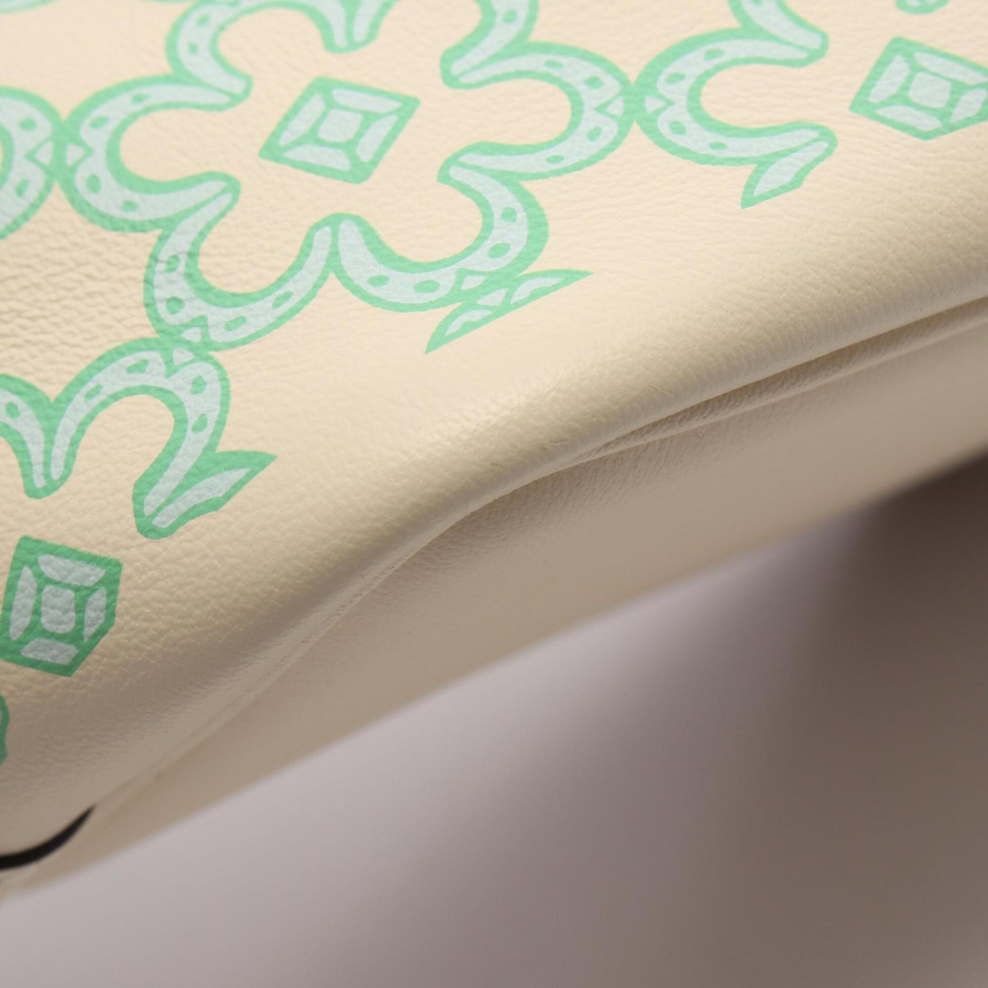 Hermes Green Ivory Swift Leather Handbag (Pre-Owned)