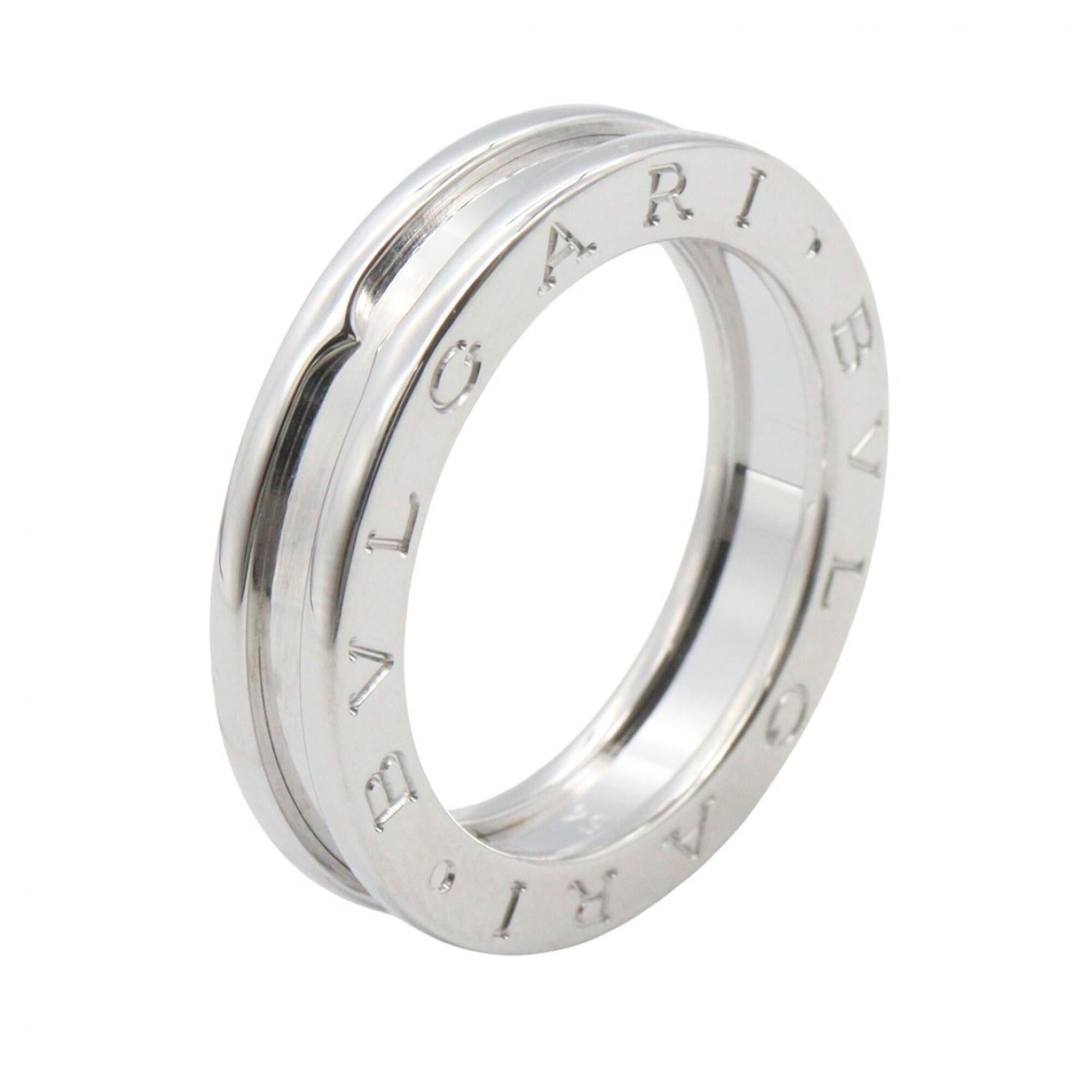 Bvlgari Silver White Gold (18K) Band Ring (Pre-Owned)