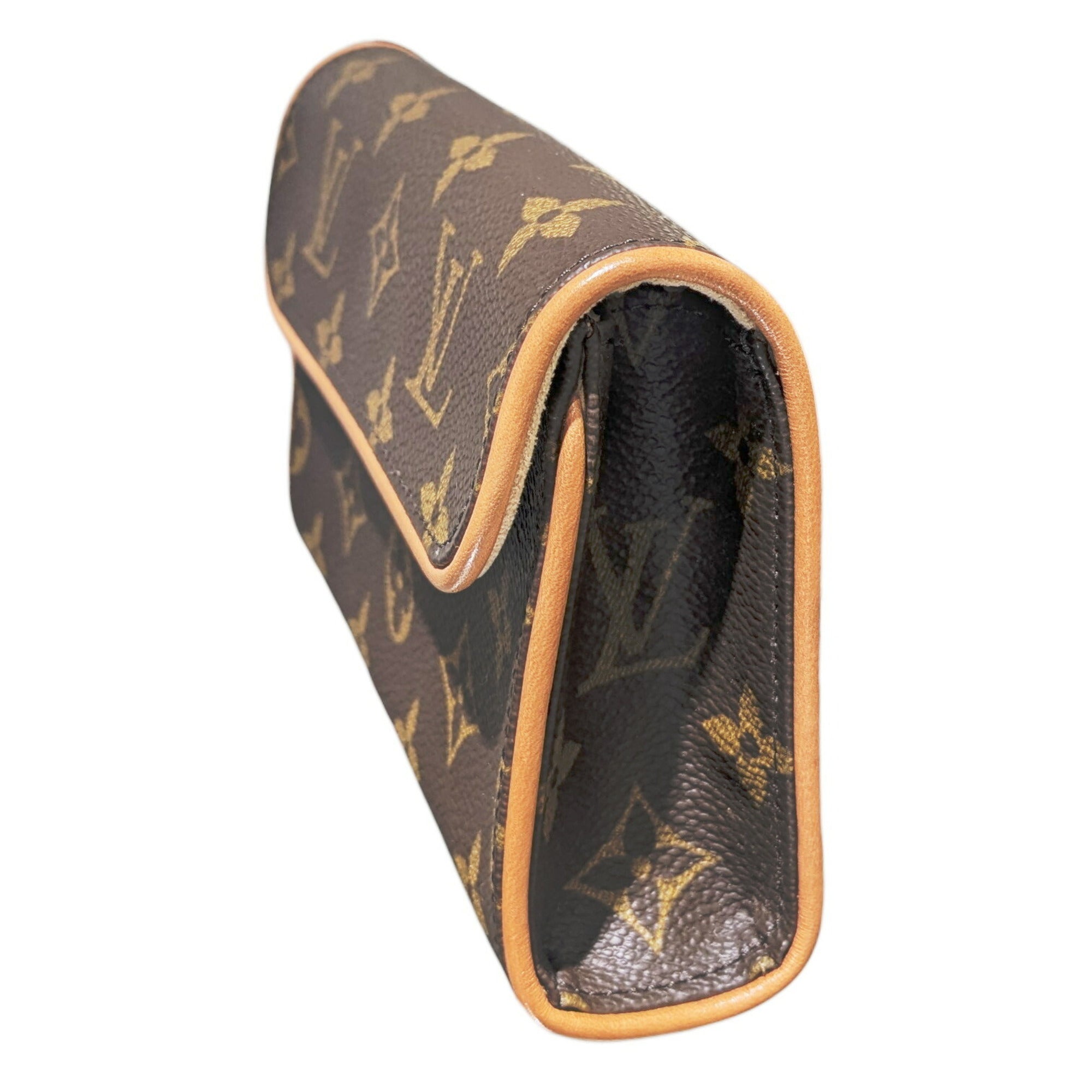 Louis Vuitton Brown Monogram Canvas Pochette Pouch Shoulder Bag (Pre-Owned)
