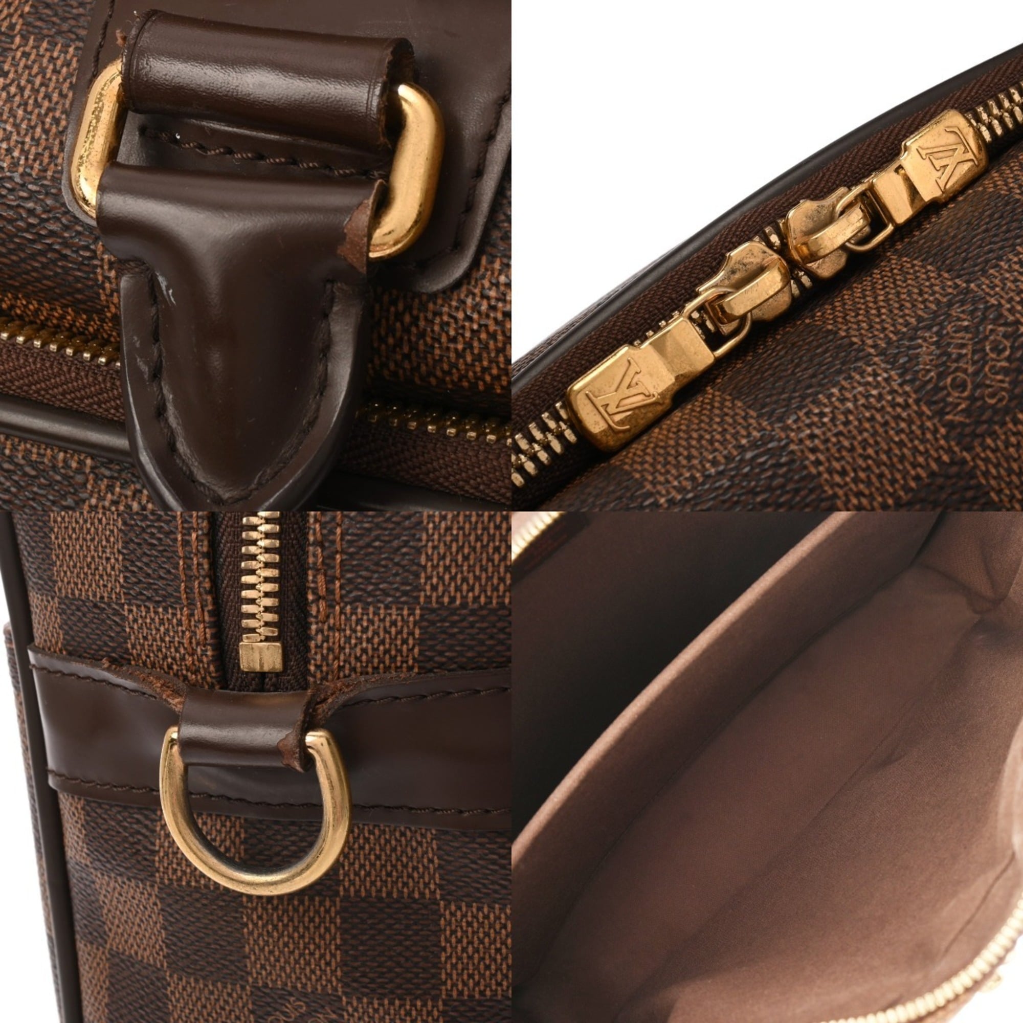 Louis Vuitton Damier Brown Damier Canvas Briefcase (Pre-Owned)