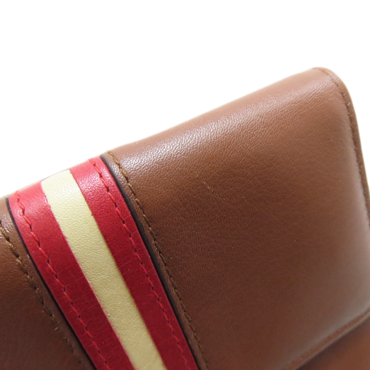 Bally Brown Leather Wallet (Bi-Fold) (Pre-Owned)