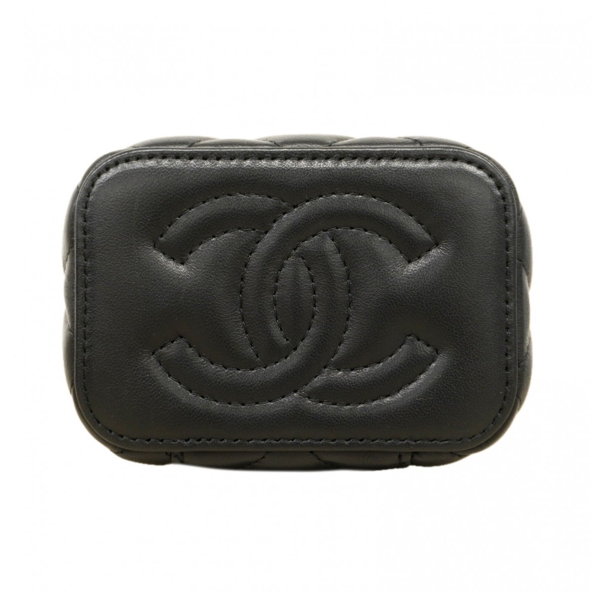 Chanel Black Leather Shoulder Bag (Pre-Owned)