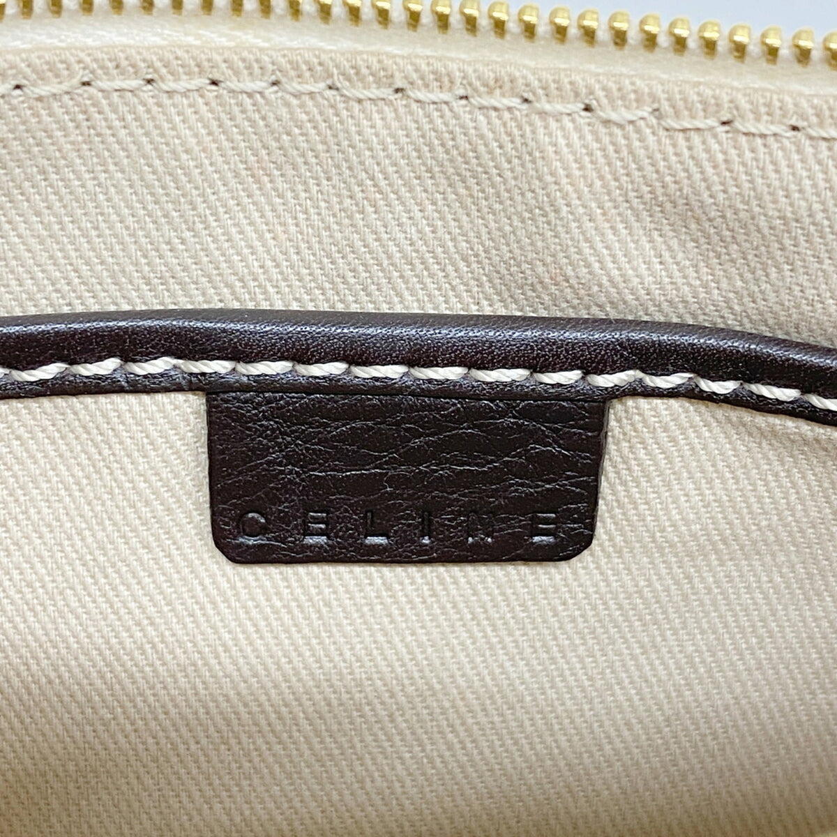Celine White Pvc Handbag (Pre-Owned)