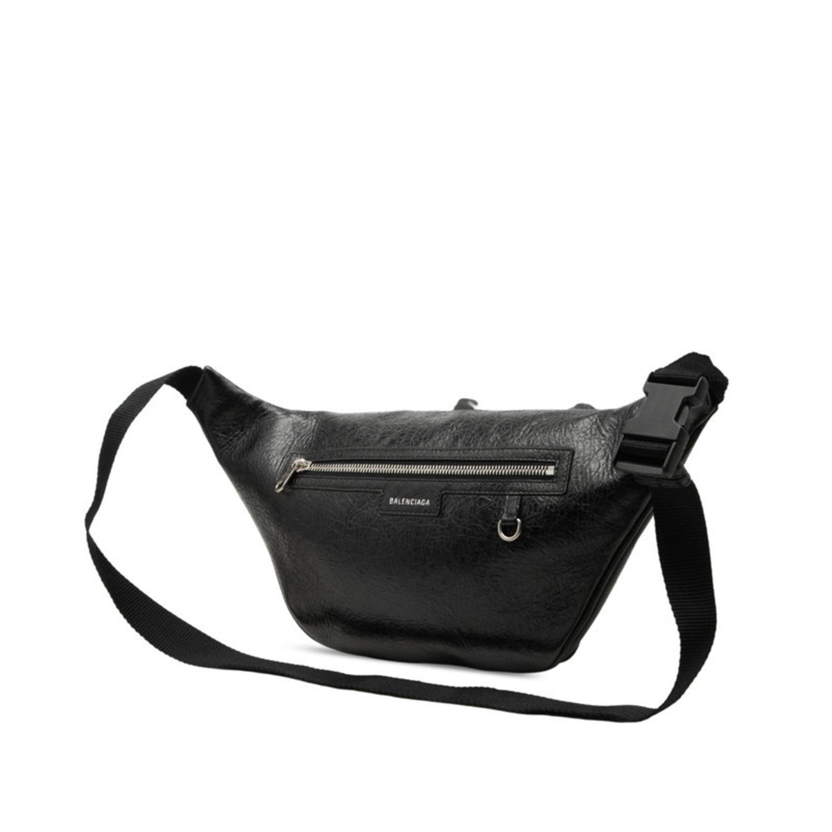 Balenciaga Black Leather Sling Bag (Pre-Owned)