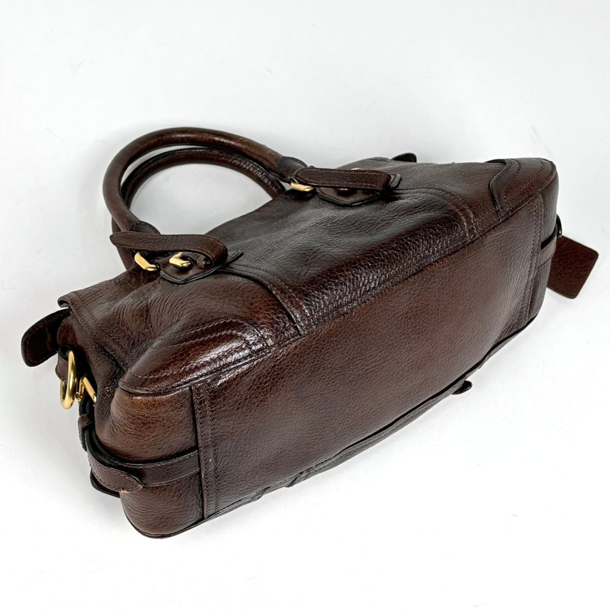 Prada Brown Leather Handbag (Pre-Owned)