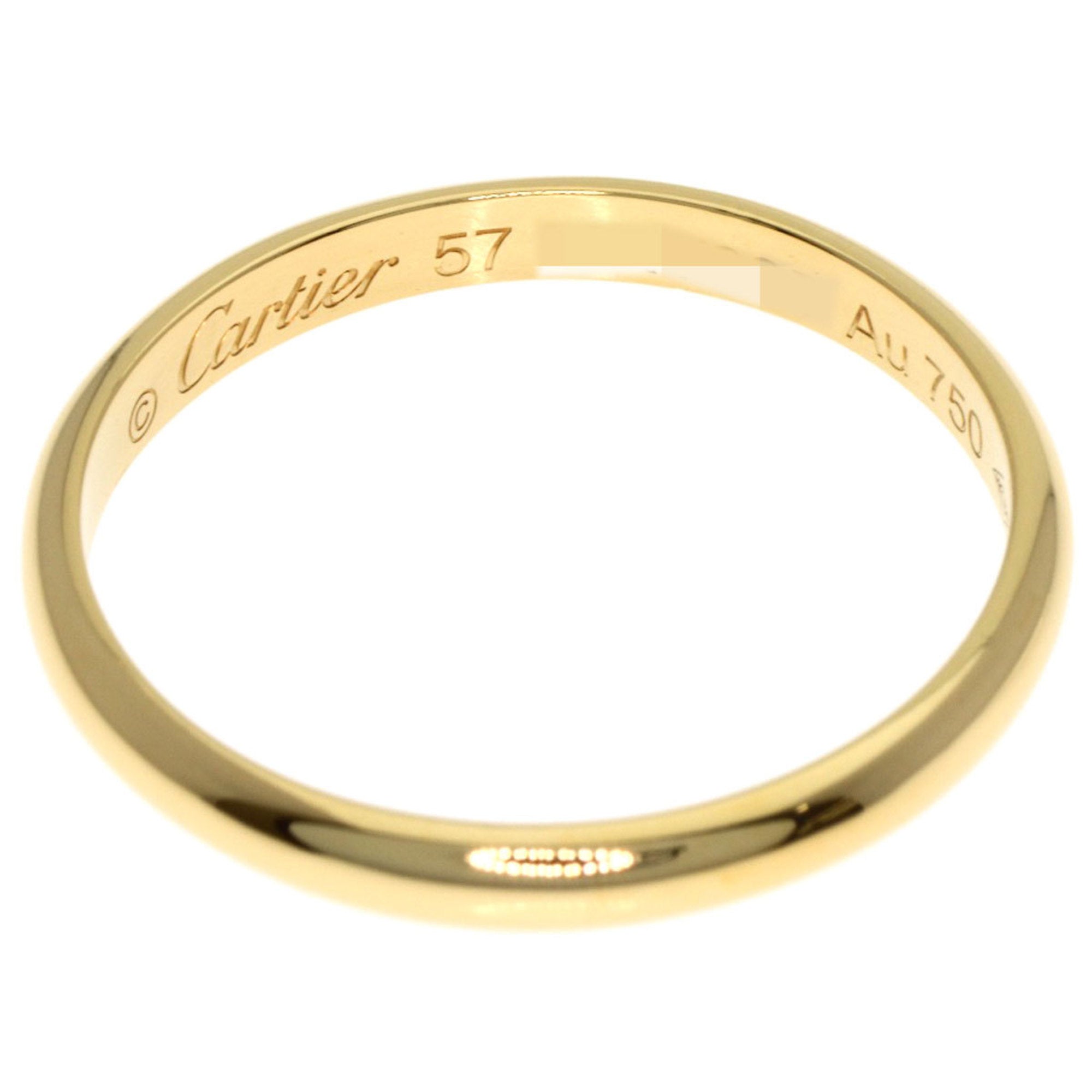 Cartier Gold Yellow Gold (18K) Band Ring (Pre-Owned)
