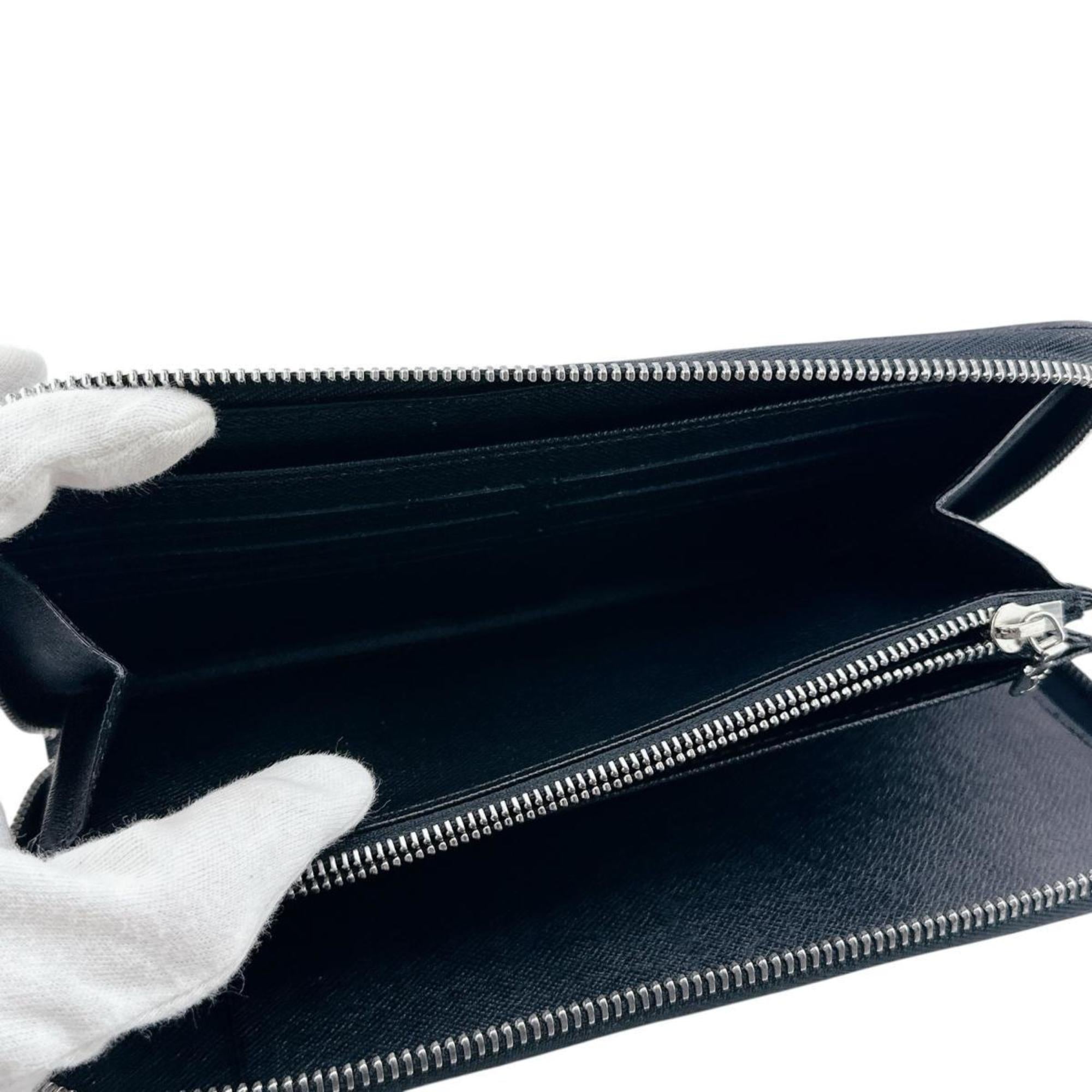 Louis Vuitton Noir Epi Leather Long Wallet (Bi-Fold) (Pre-Owned)
