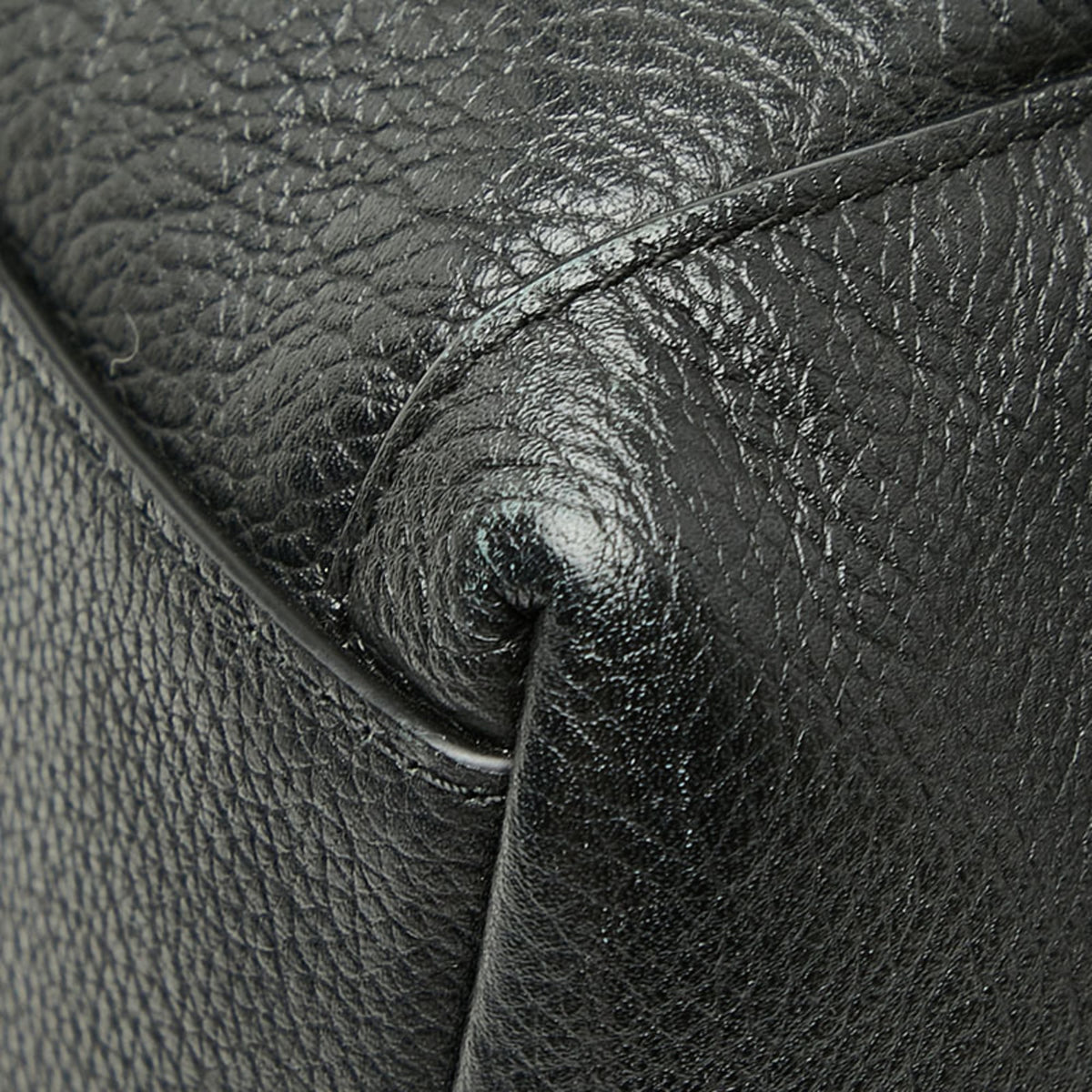 Coach Black Leather Tote Bag (Pre-Owned)
