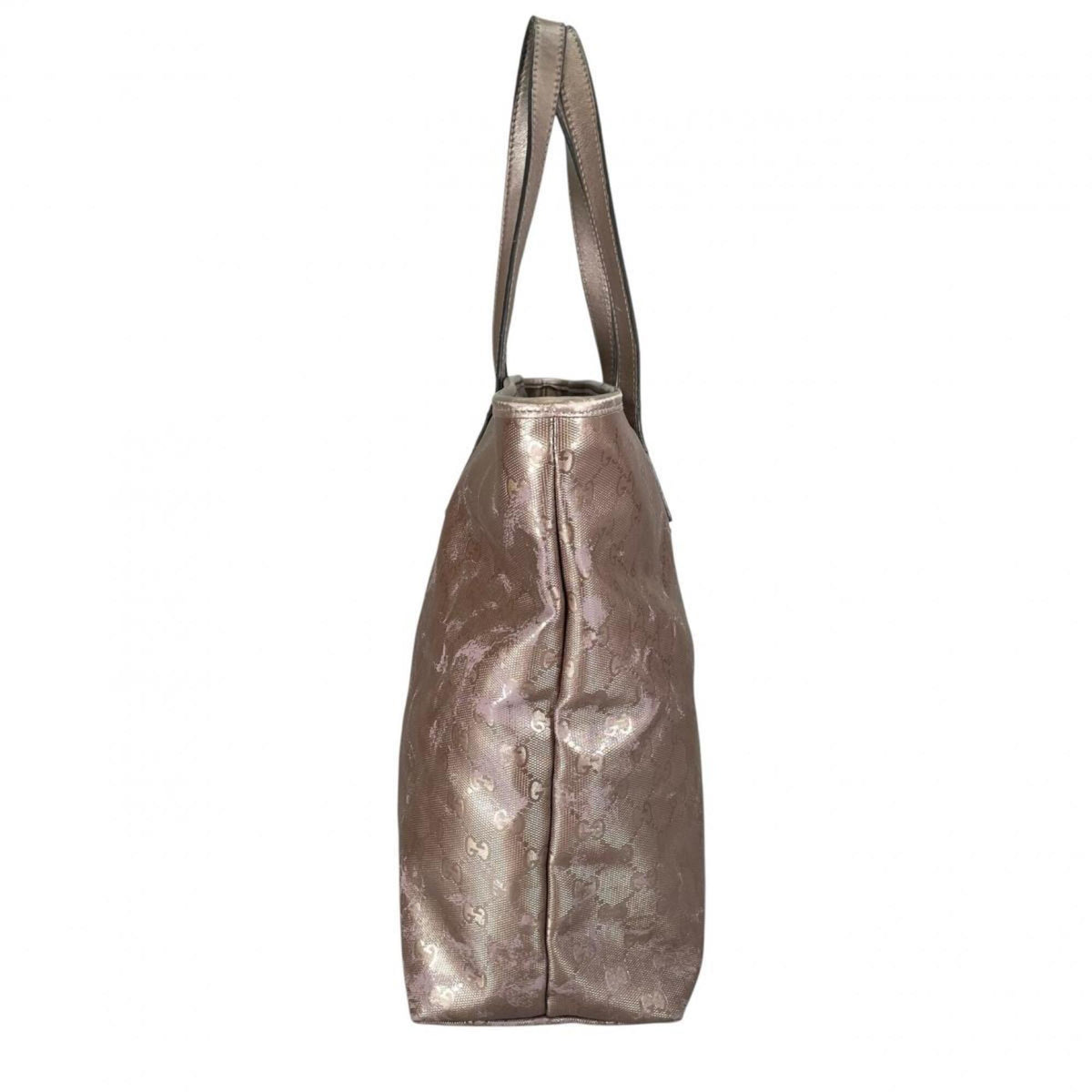 Gucci Gg Imprimé Gold Gg Imprimé Handbag Tote Bag (Pre-Owned)