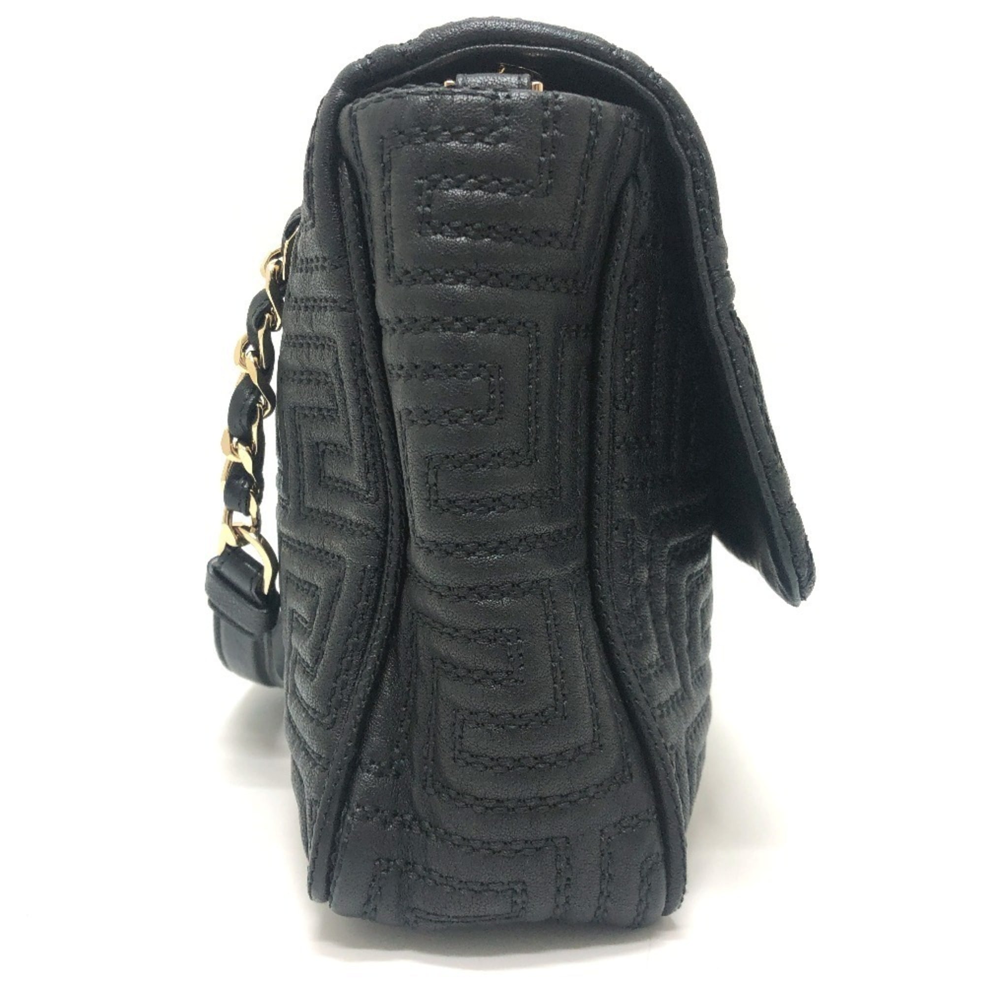 Valentino Black Leather Handbag Shoulder Bag (Pre-Owned)