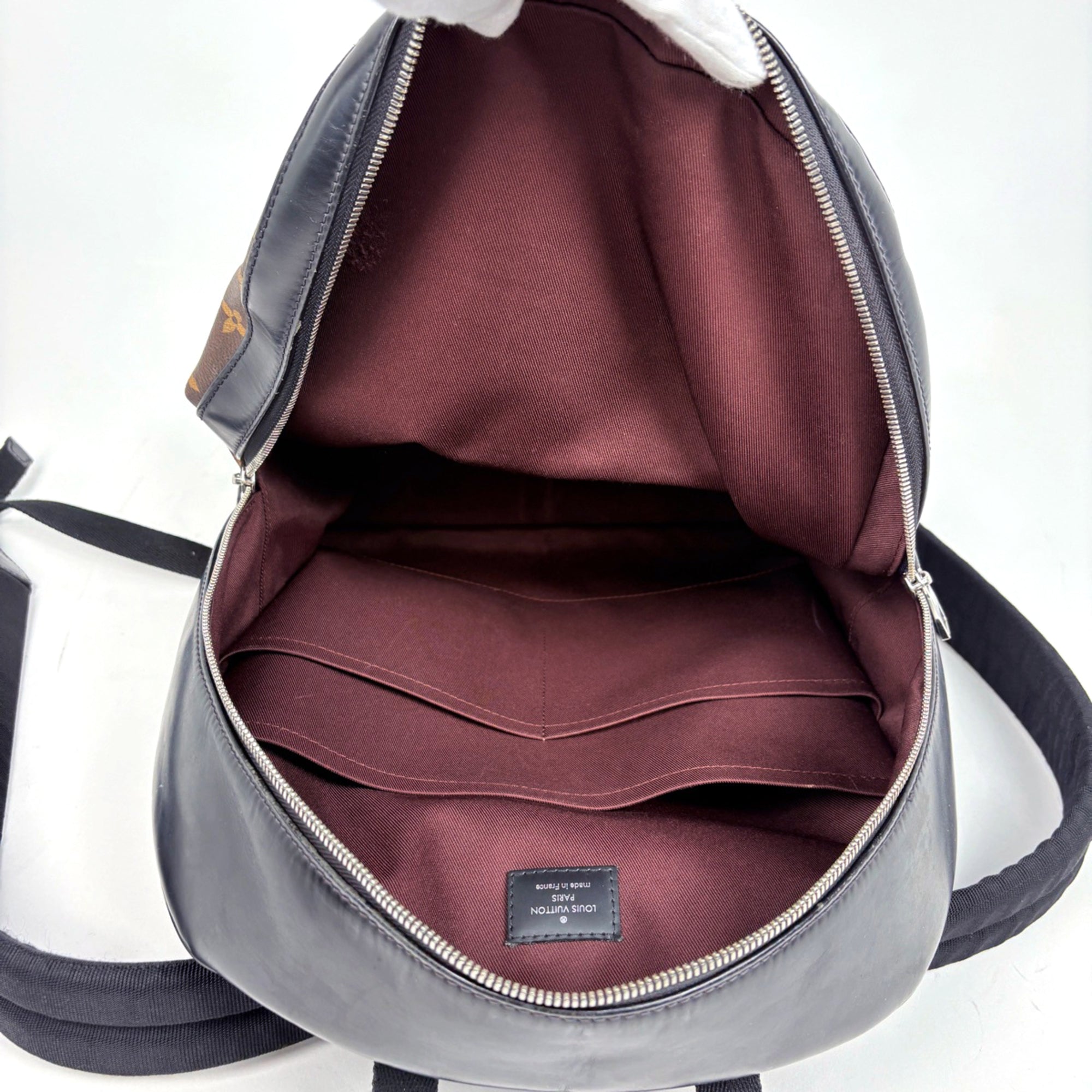 Louis Vuitton Black Brown Monogram Backpack (Pre-Owned)