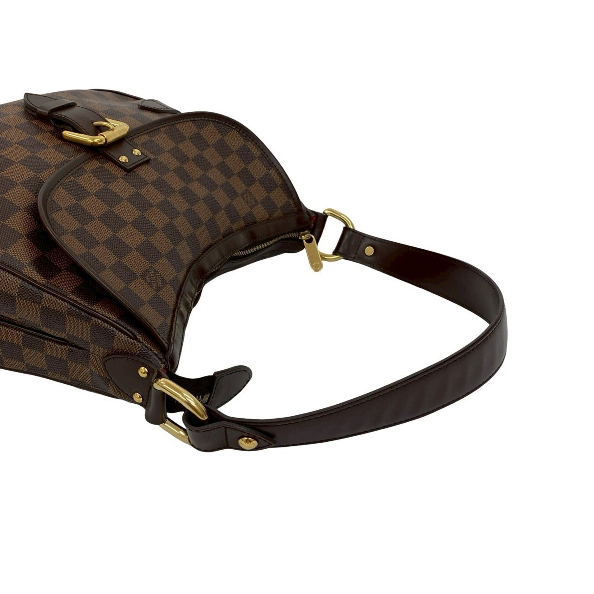 Louis Vuitton Brown Leather Pvc Shoulder Bag Tote Bag (Pre-Owned)