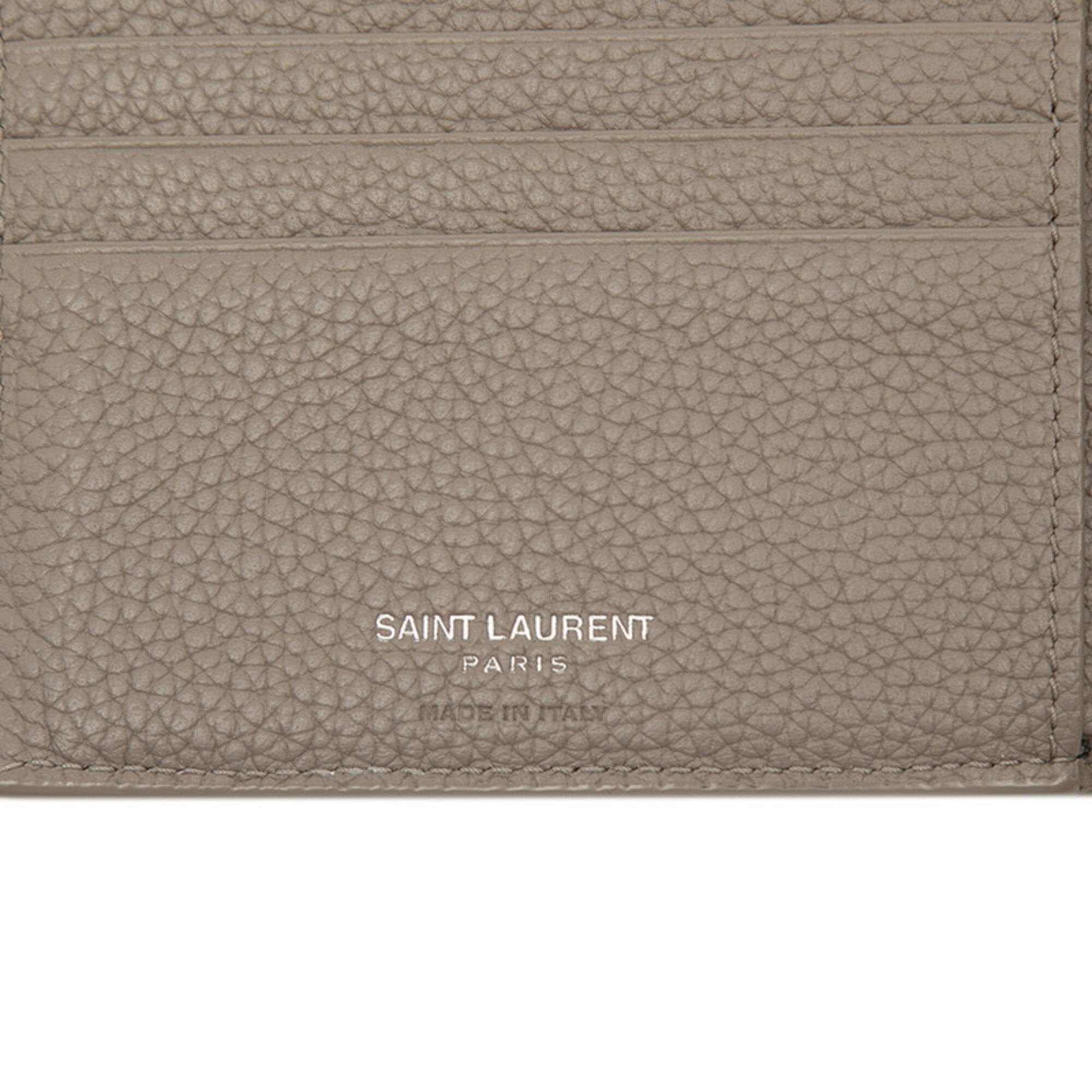 Saint Laurent Beige Leather Wallet (Bi-Fold) (Pre-Owned)