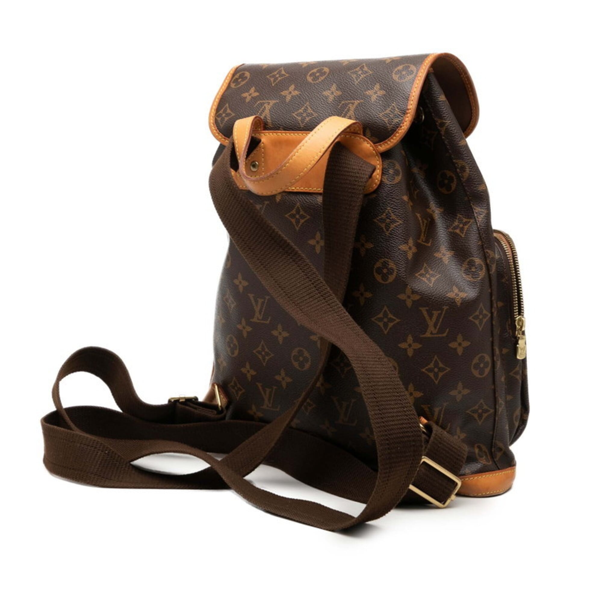 Louis Vuitton Brown Pvc Leather Backpack (Pre-Owned)