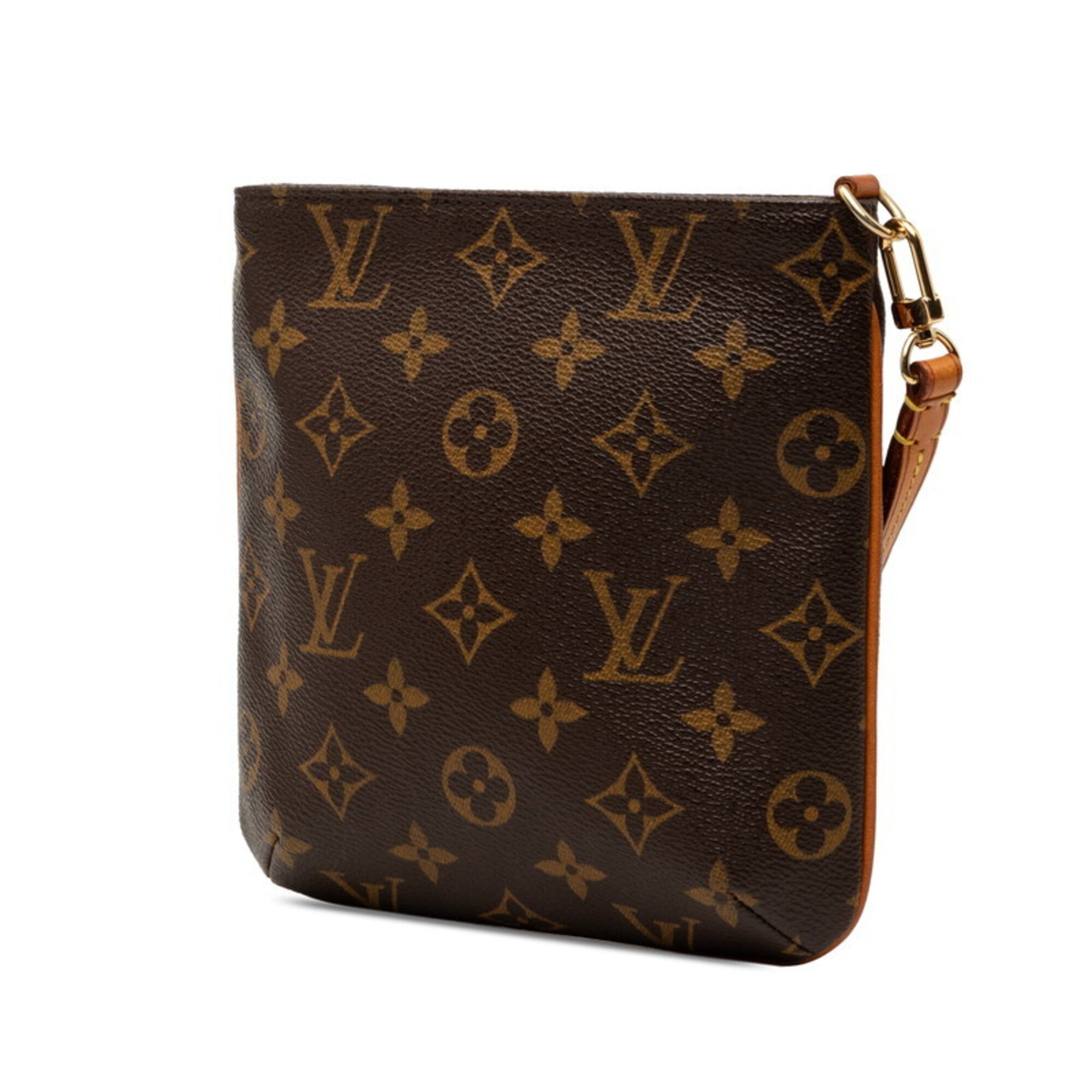 Louis Vuitton Brown Pvc Leather Pouch (Pre-Owned)