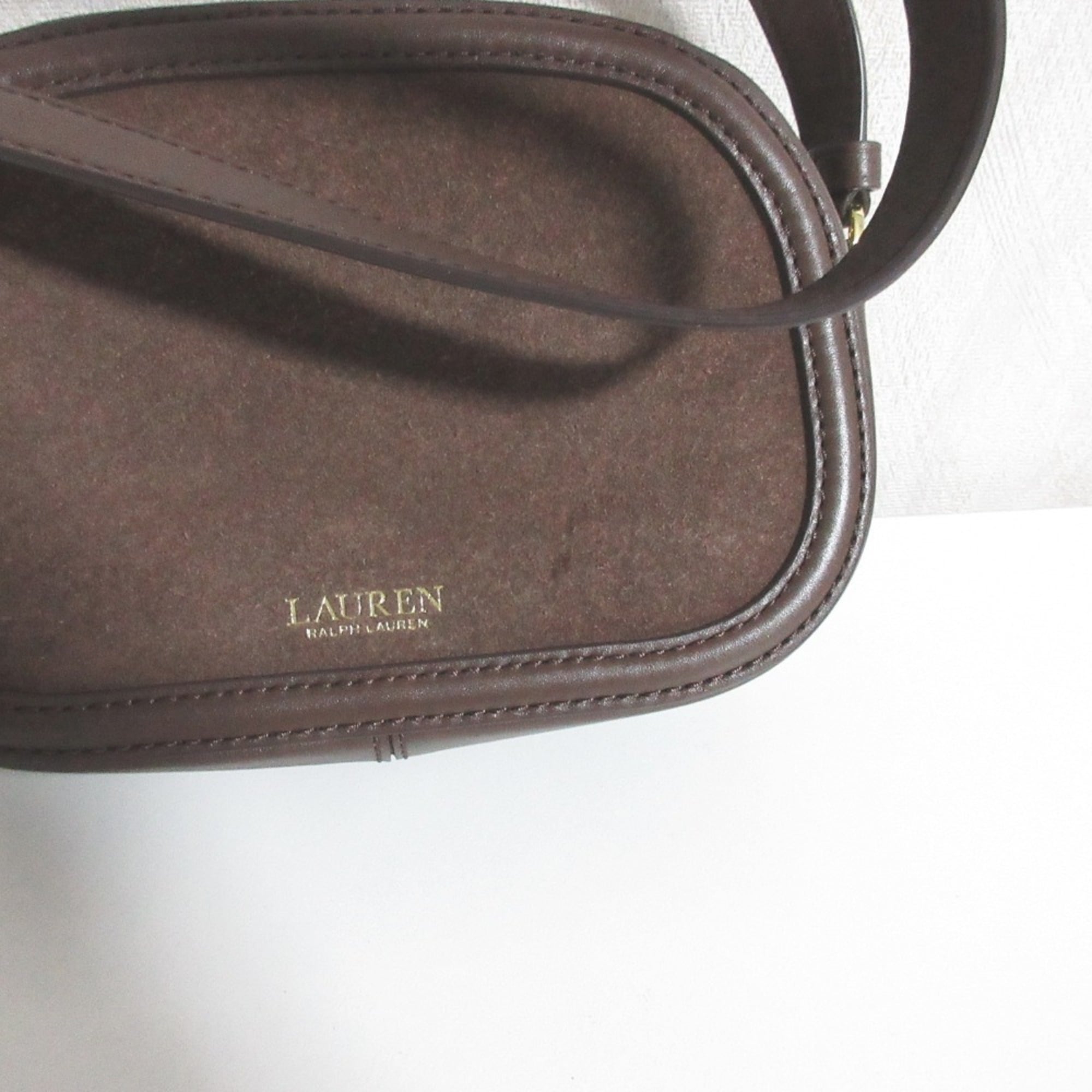 Ralph Lauren Brown Suede Shoulder Bag (Pre-Owned)