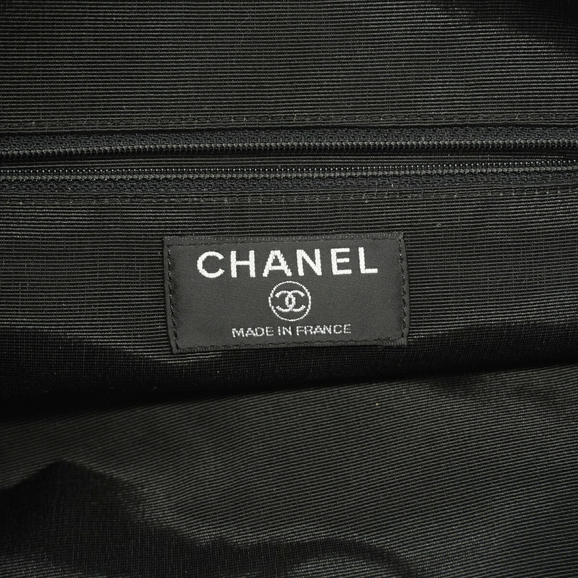 Chanel Brown Light Blue Fur Tote Bag (Pre-Owned)