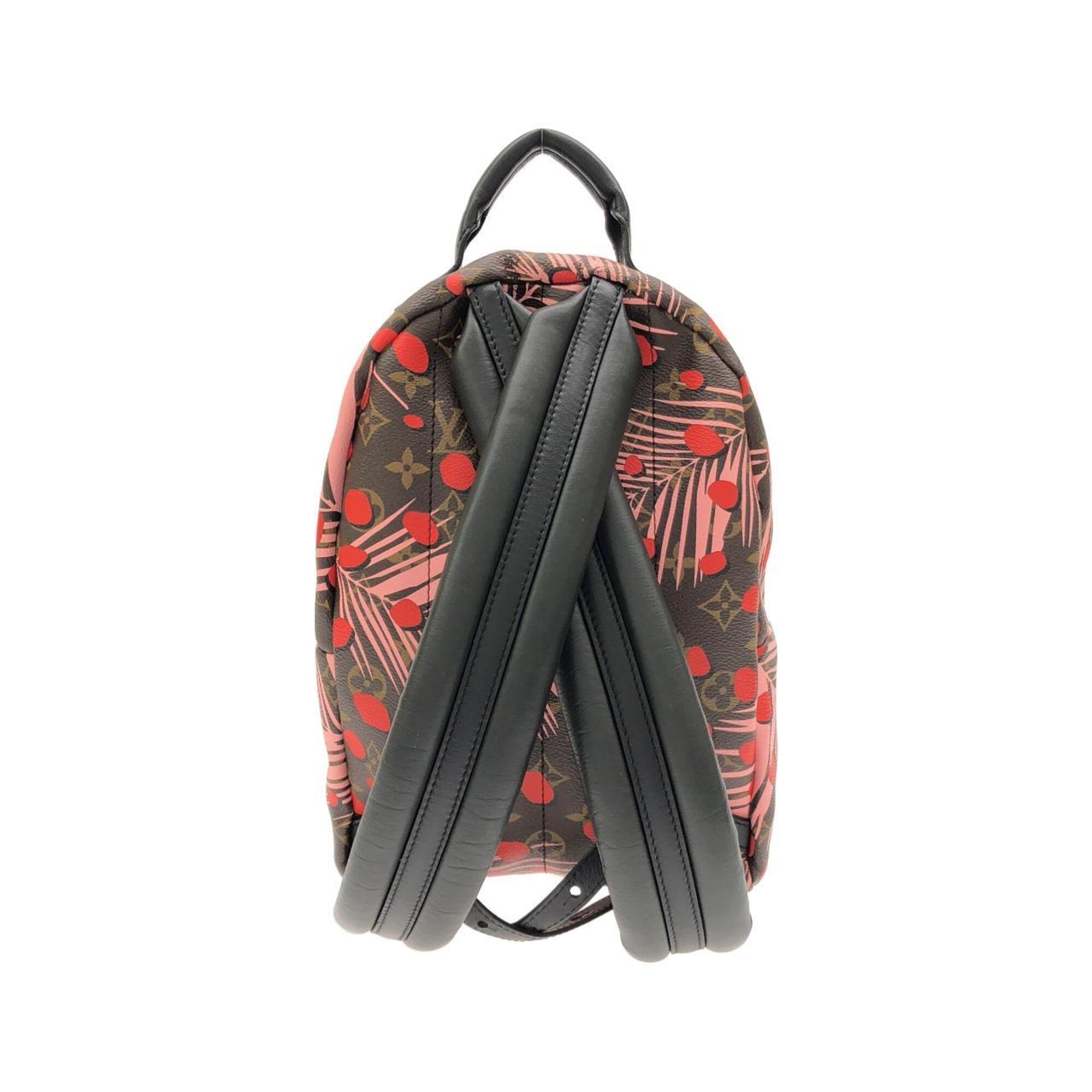 Louis Vuitton Pink Poppy Coated Canvas Backpack (Pre-Owned)