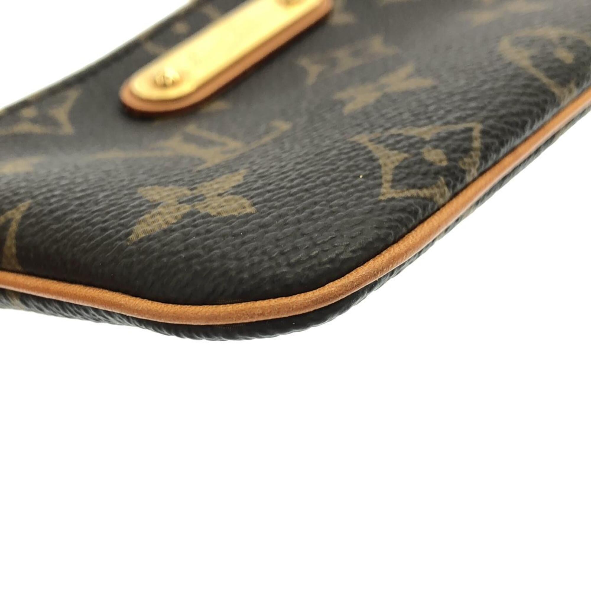 Louis Vuitton Brown Coated Canvas Pochette Pouch (Pre-Owned)