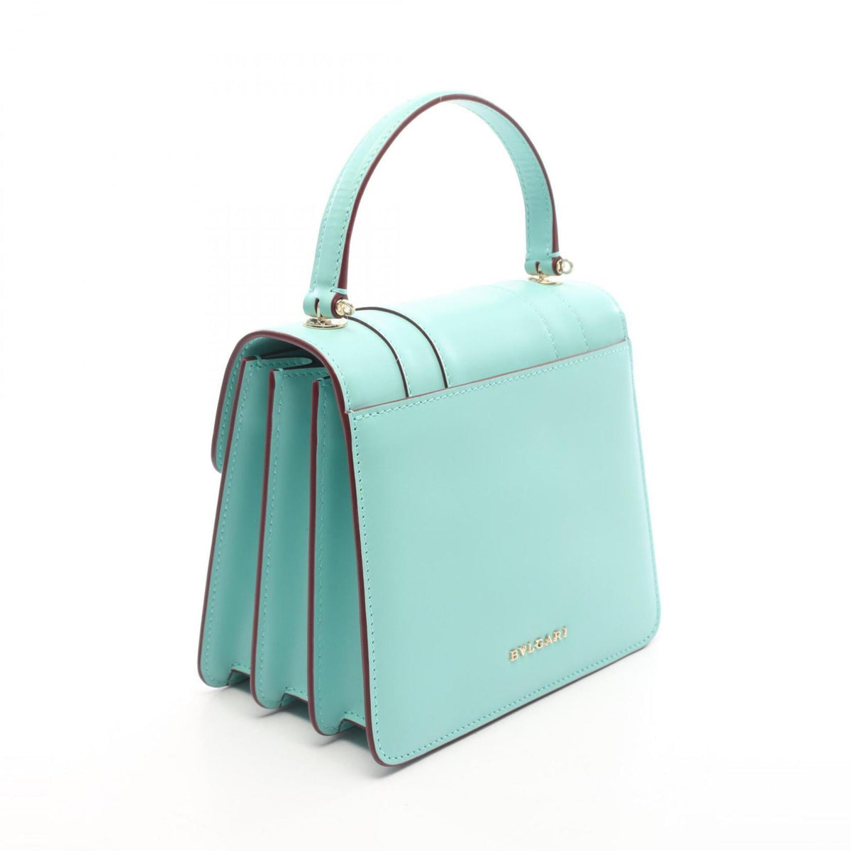 Bvlgari Blue Leather Handbag (Pre-Owned)