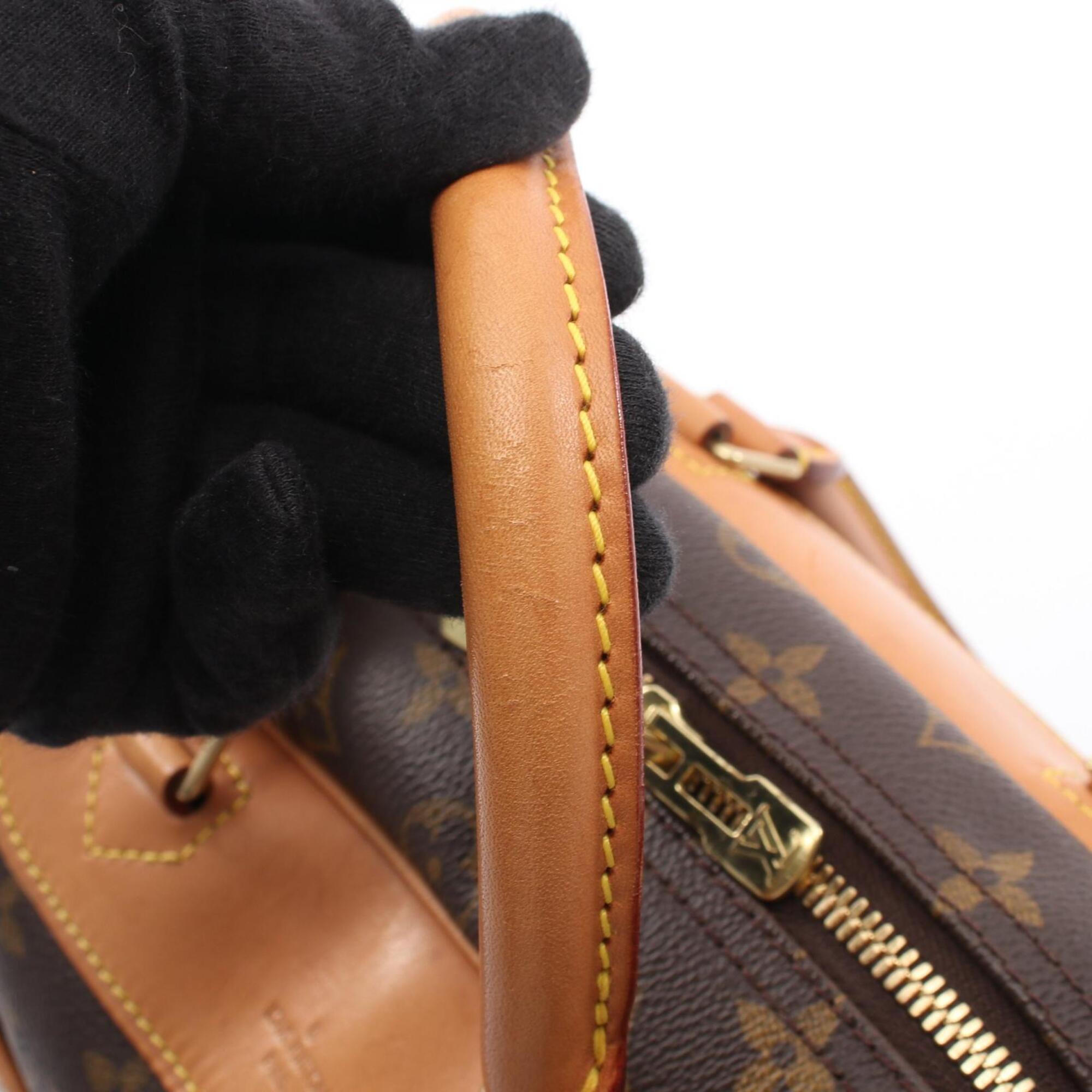 Louis Vuitton Brown Monogram Coated Canvas Handbag (Pre-Owned)