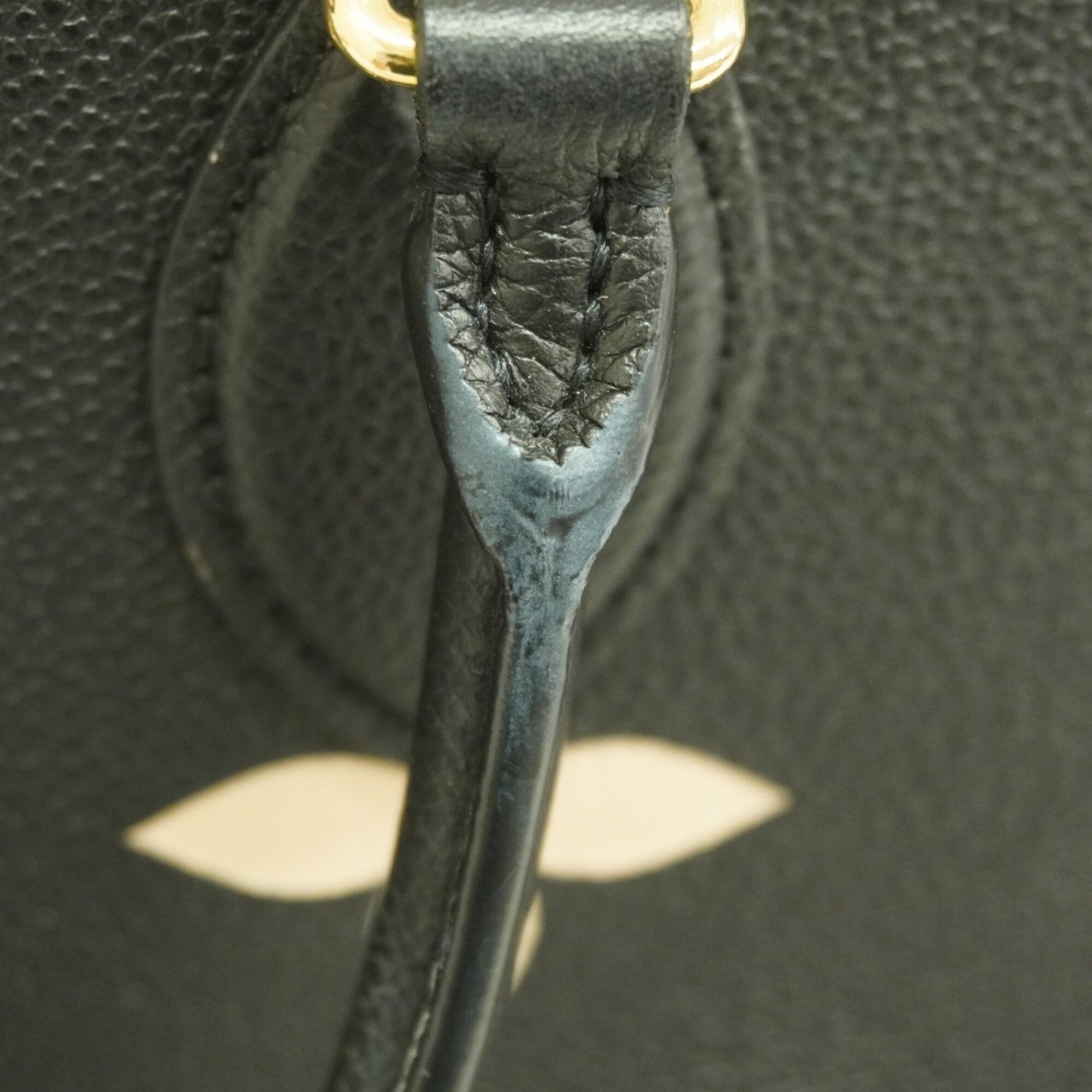 Louis Vuitton Beige Black Tote Bag (Pre-Owned)