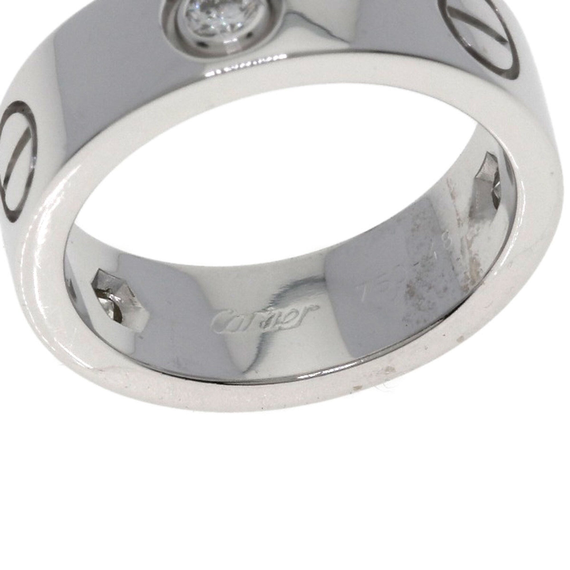 Cartier Love White Gold (18K) Band Ring (Pre-Owned)