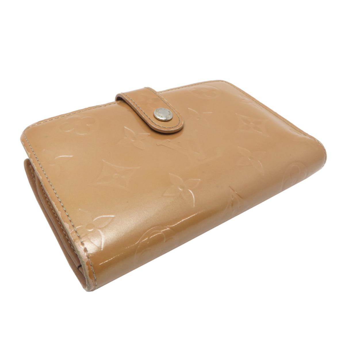 Louis Vuitton Beige Vernis Wallet (Bi-Fold) (Pre-Owned)