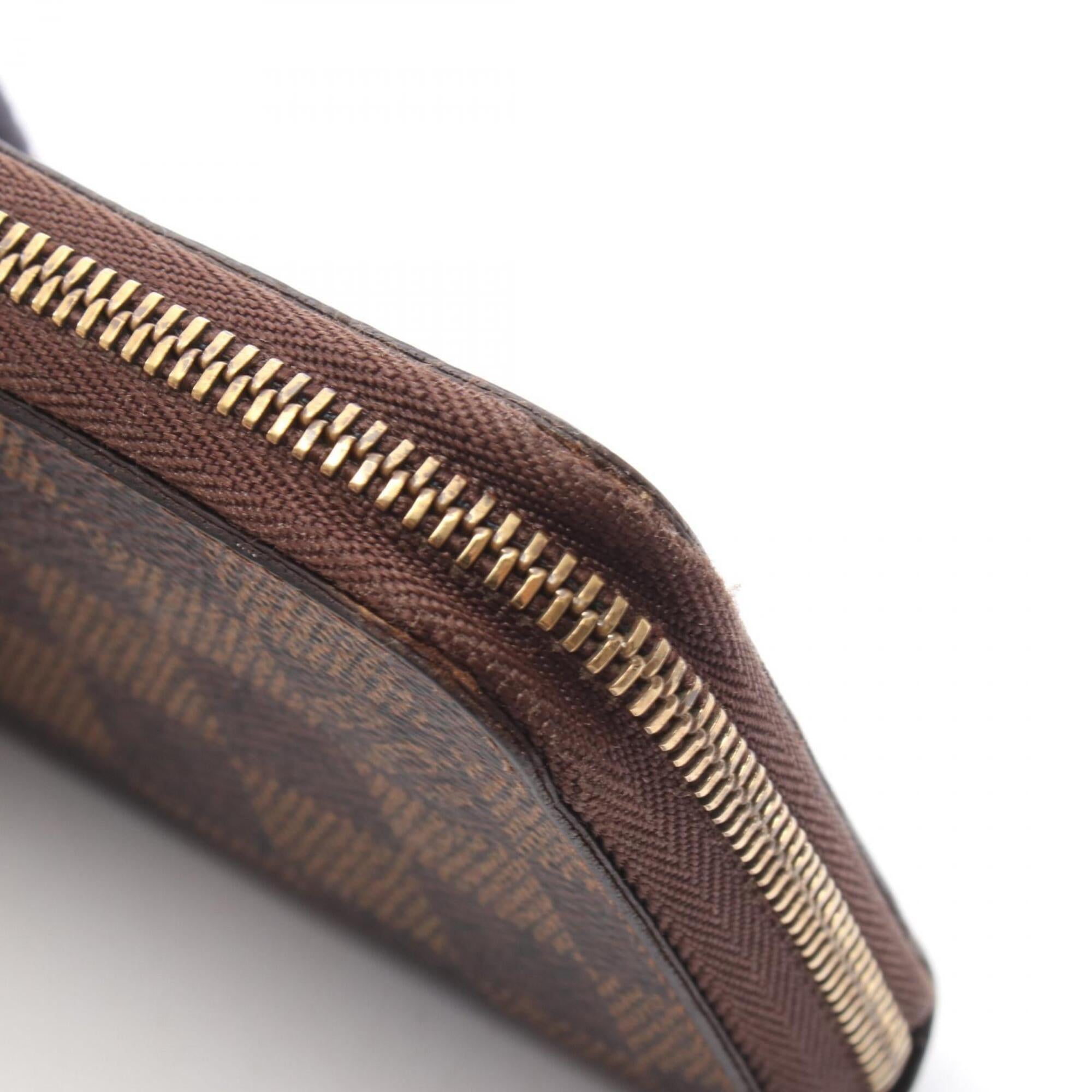 Louis Vuitton Brown Ebene Coated Canvas Damier Canvas Middle Wallet (Bi-Fold) (Pre-Owned)